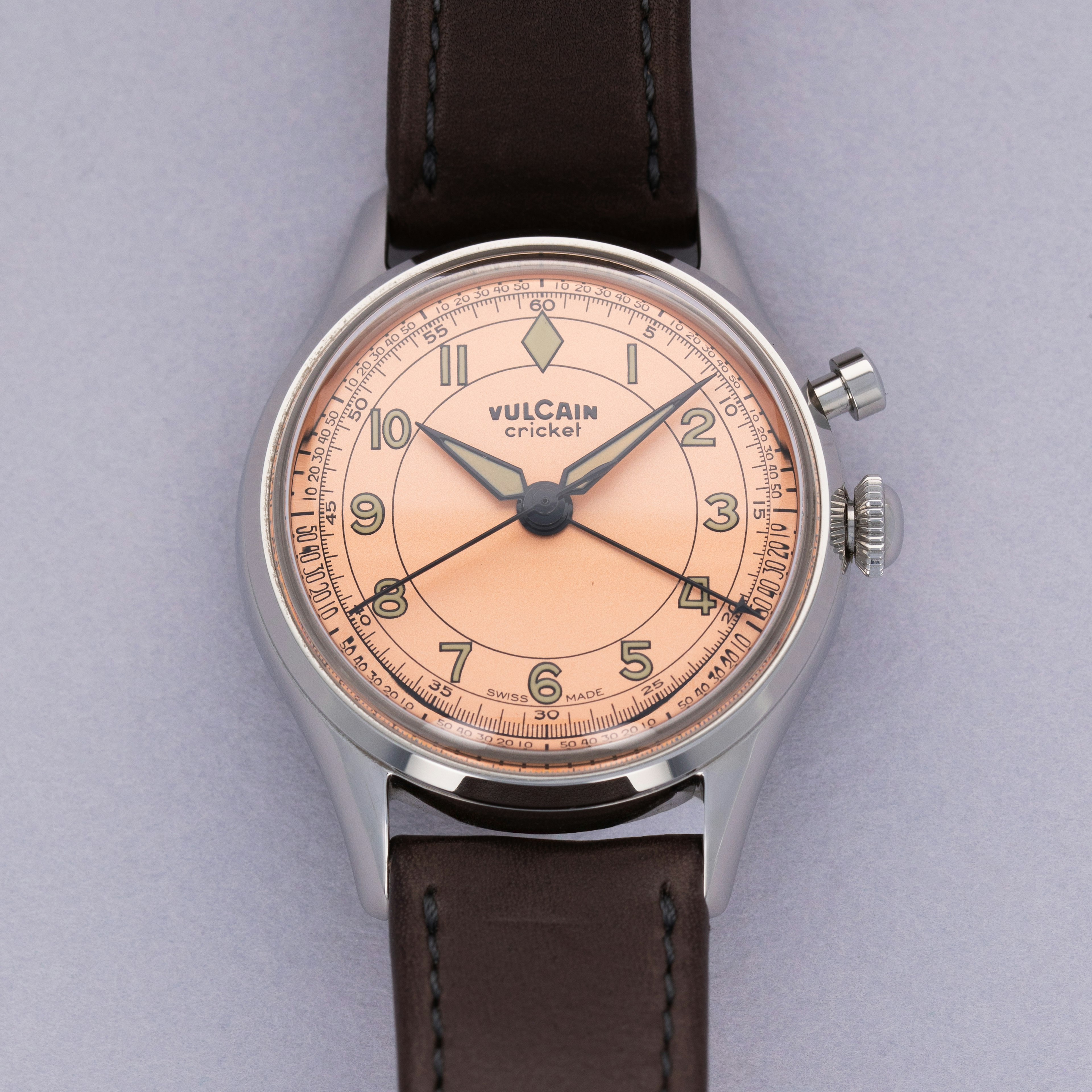 Vulcain Cricket Classique Salmon Limited Edition 36mm | Auctions