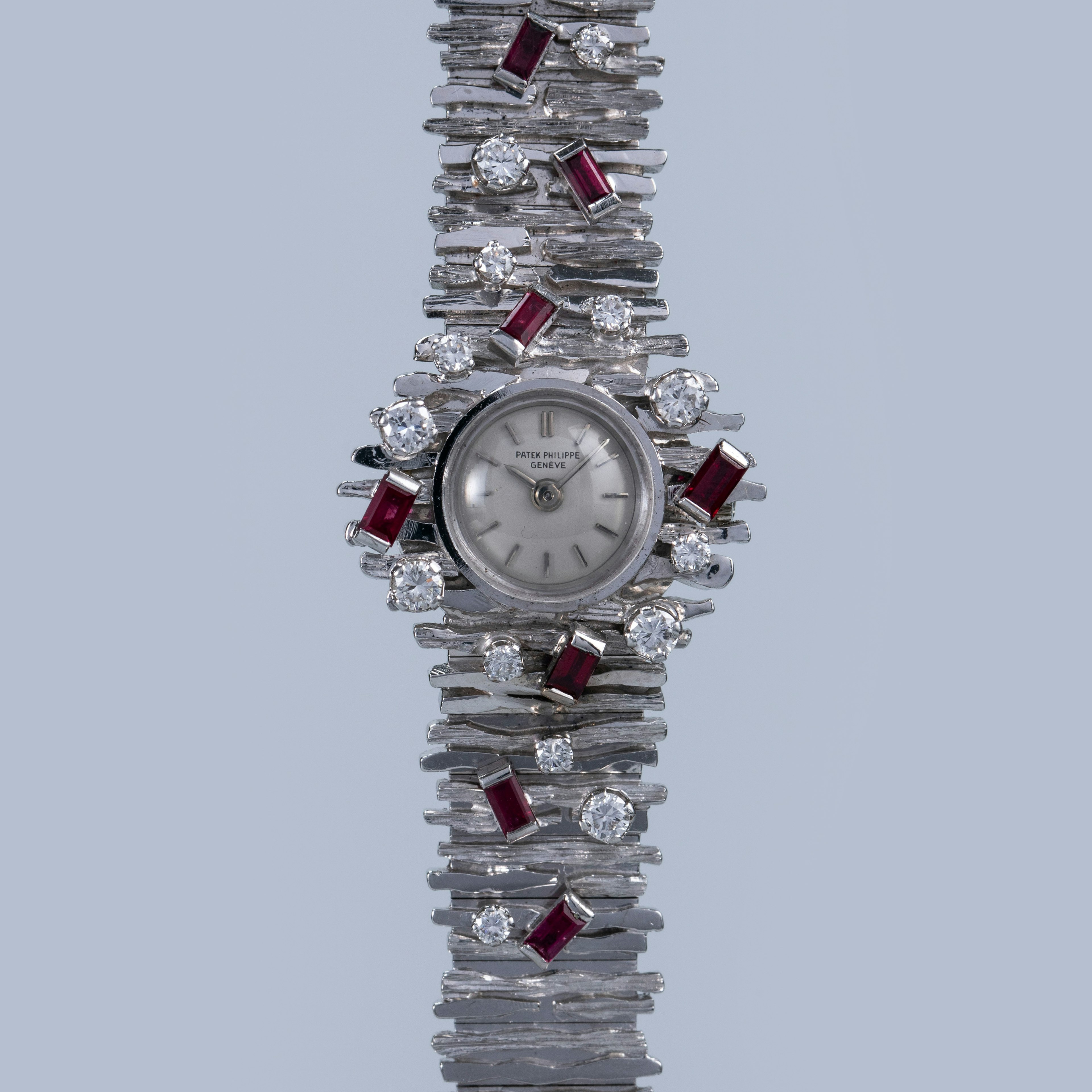 Thumbnail for Patek Philippe Gilbert Albert 3289/24 Diamond and Ruby Set 18k WG with Extract from the Archives
