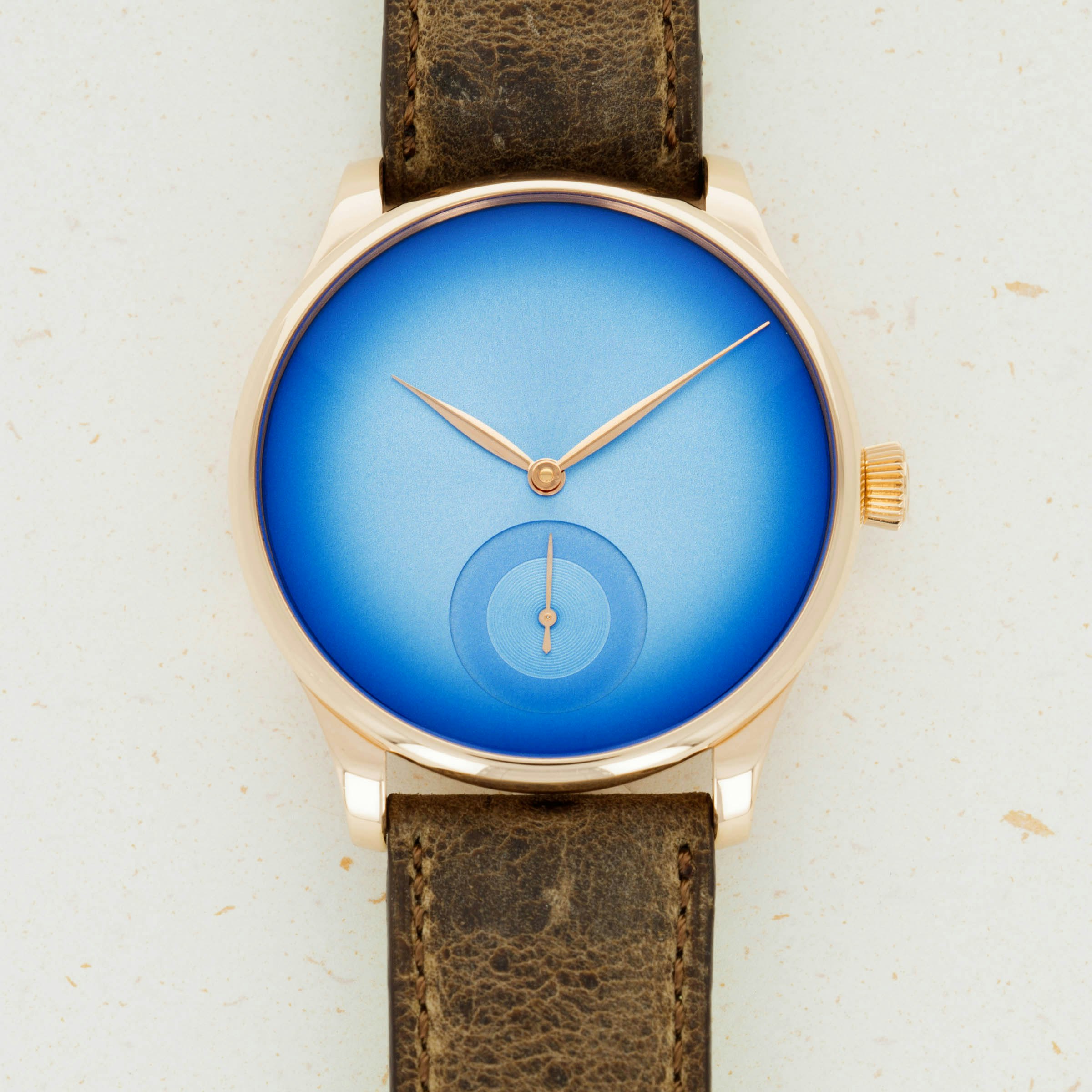 Thumbnail for Moser Venturer XL Small Seconds Arctic Blue Rose Gold