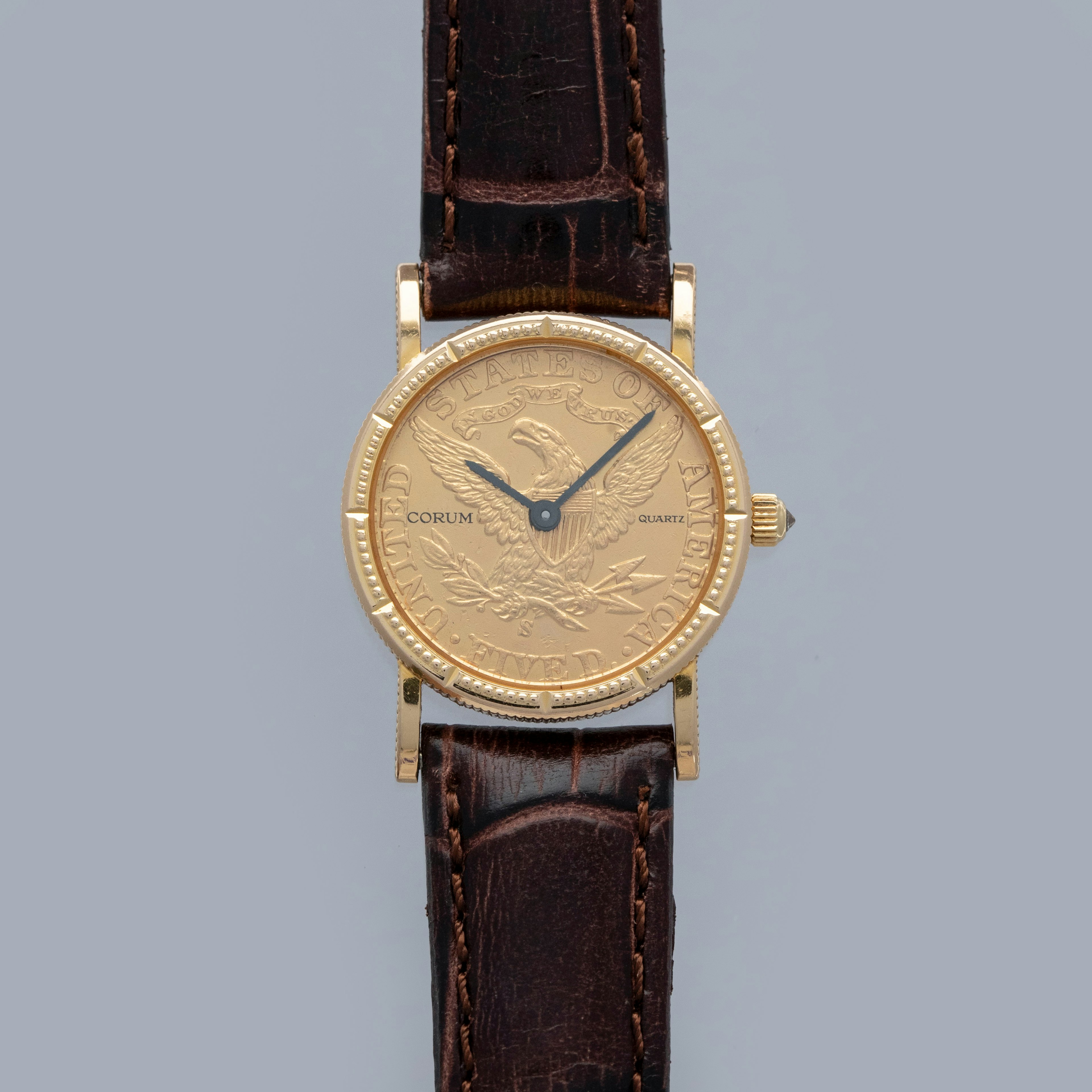 Thumbnail for Corum $5 Liberty Coin Watch Quartz 18k YG
