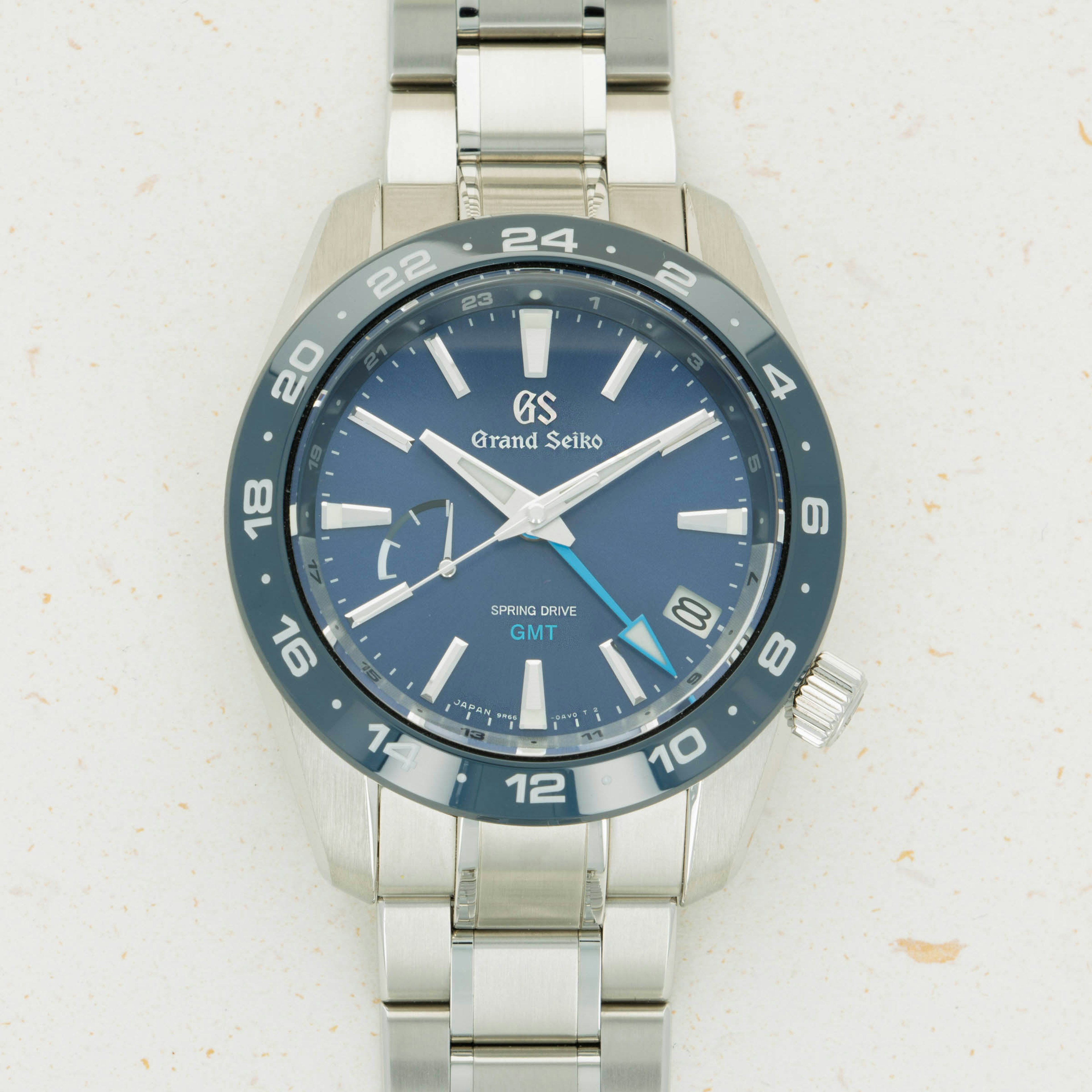 Thumbnail for Grand Seiko Spring Drive GMT Blue SBGE255G 