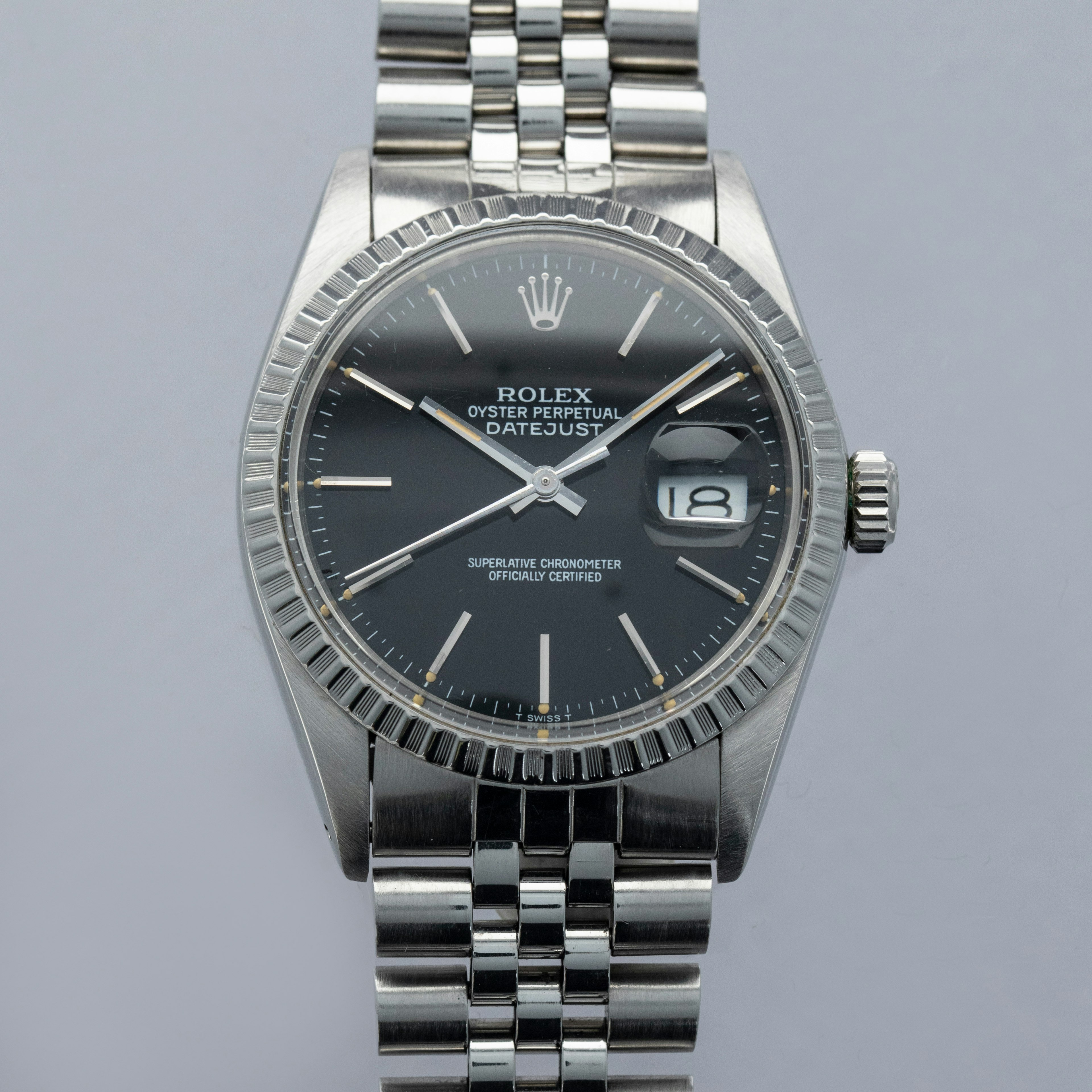 Thumbnail for Rolex Datejust 16030 Black Dial 