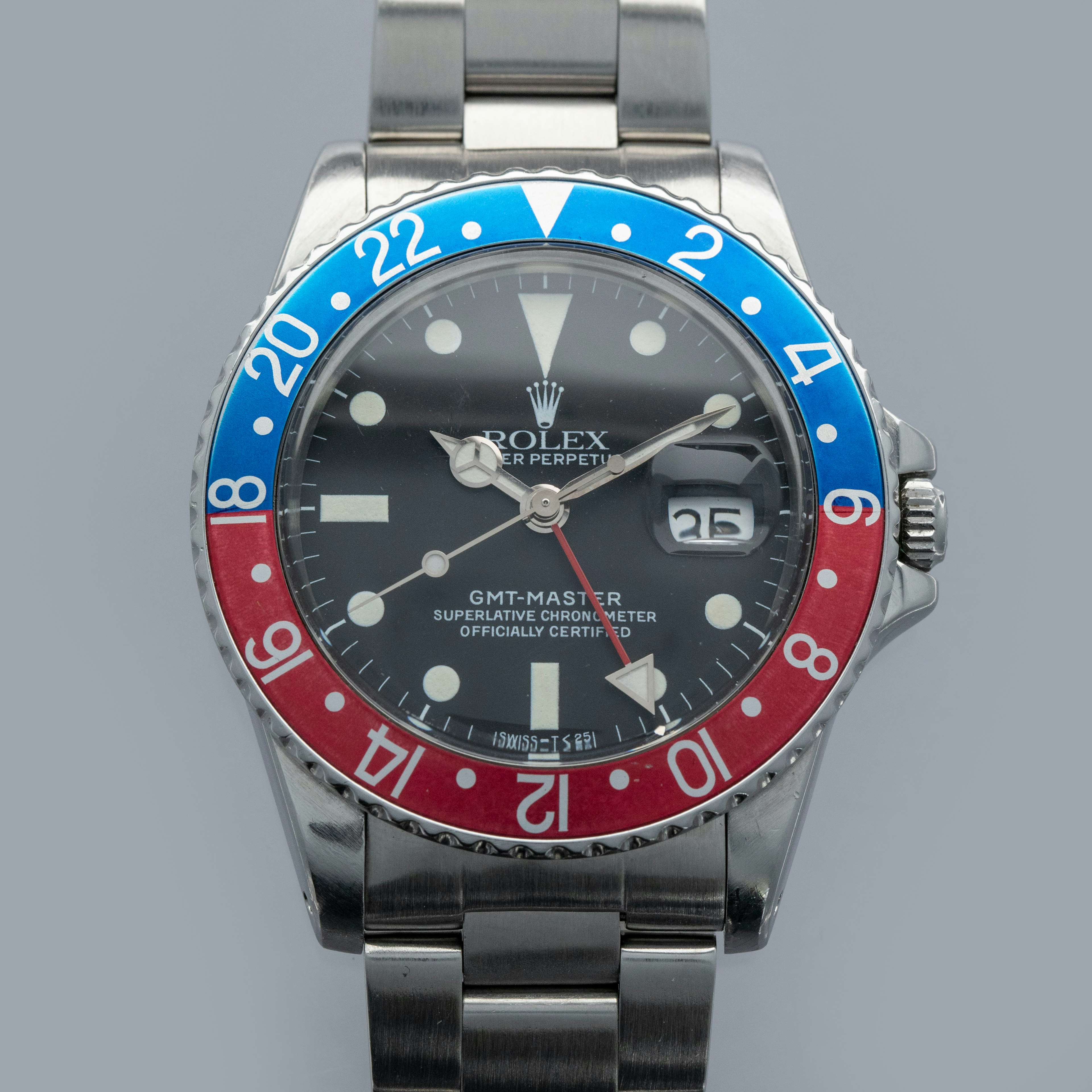 Thumbnail for Rolex GMT-Master 16750 Matte Transitional Dial