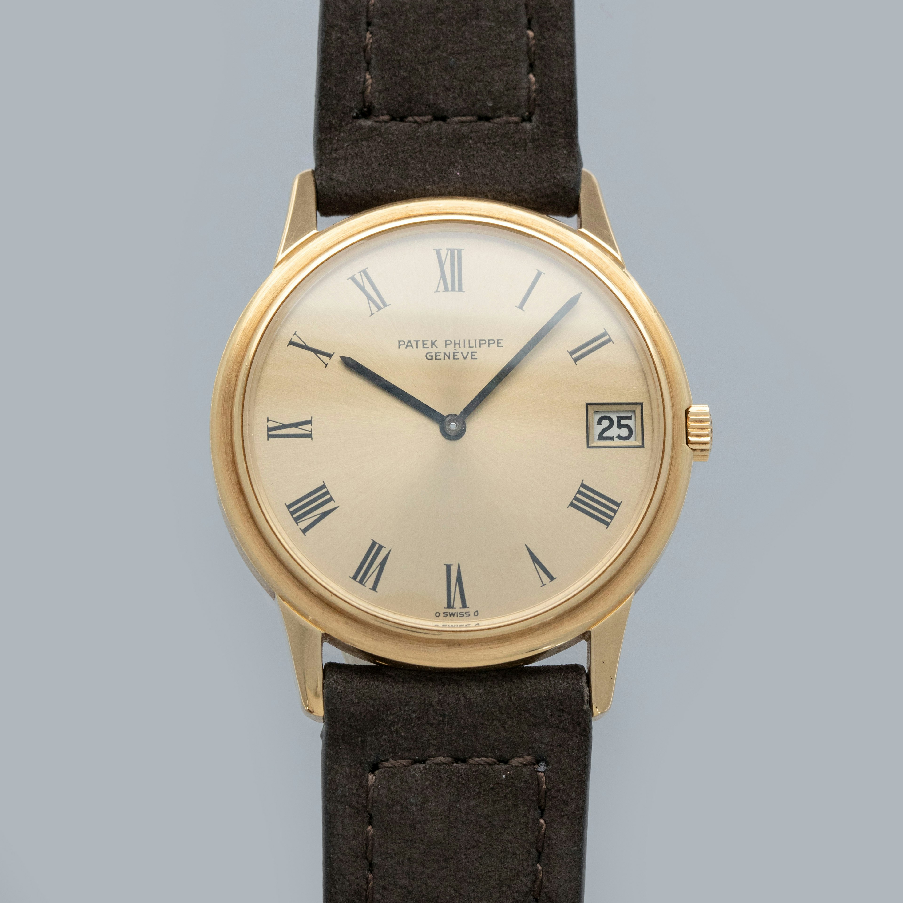 Thumbnail for Patek Philippe Calatrava 3593J Champagne Roman Dial 18k YG