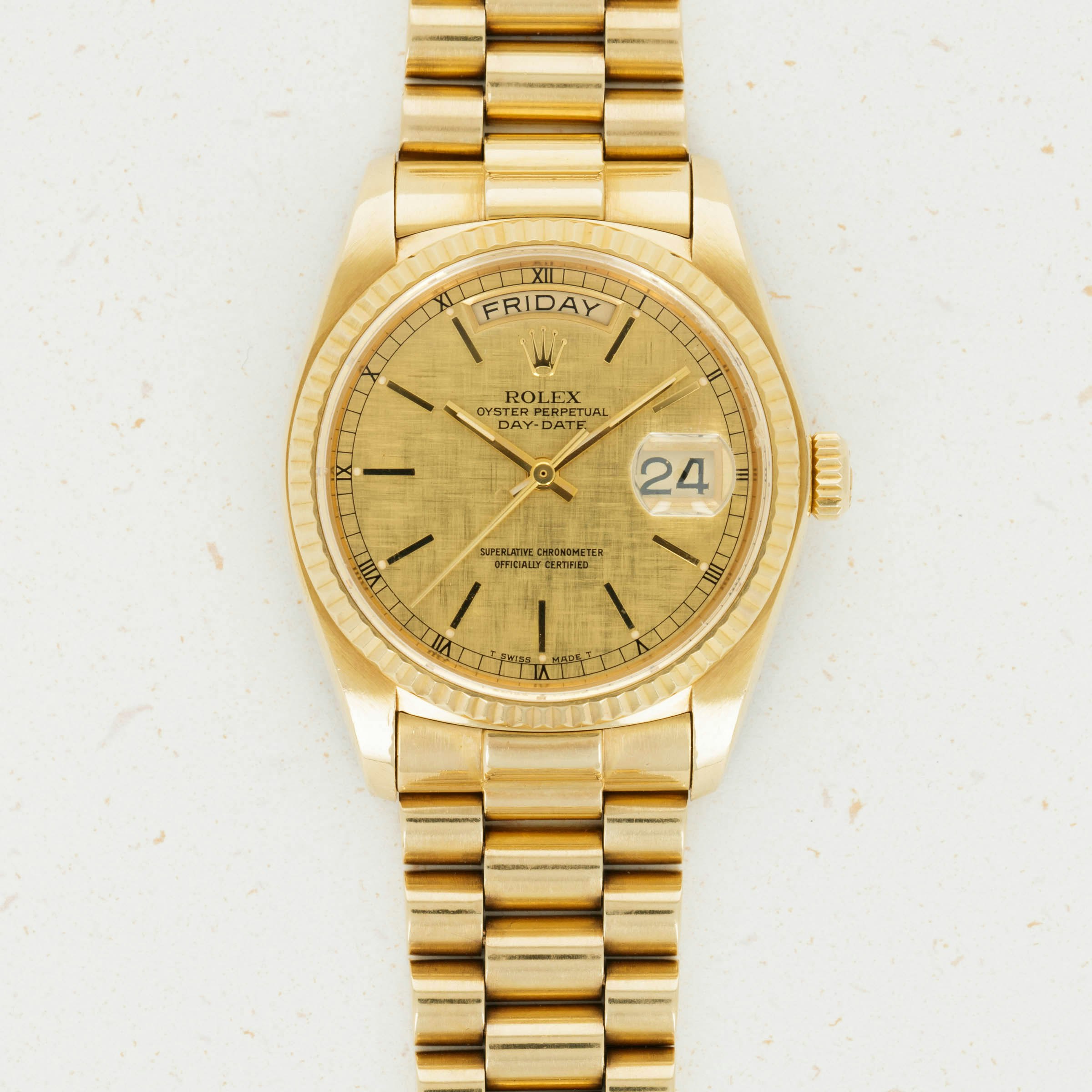Thumbnail for Rolex Day-Date 18038 18k Yellow Gold