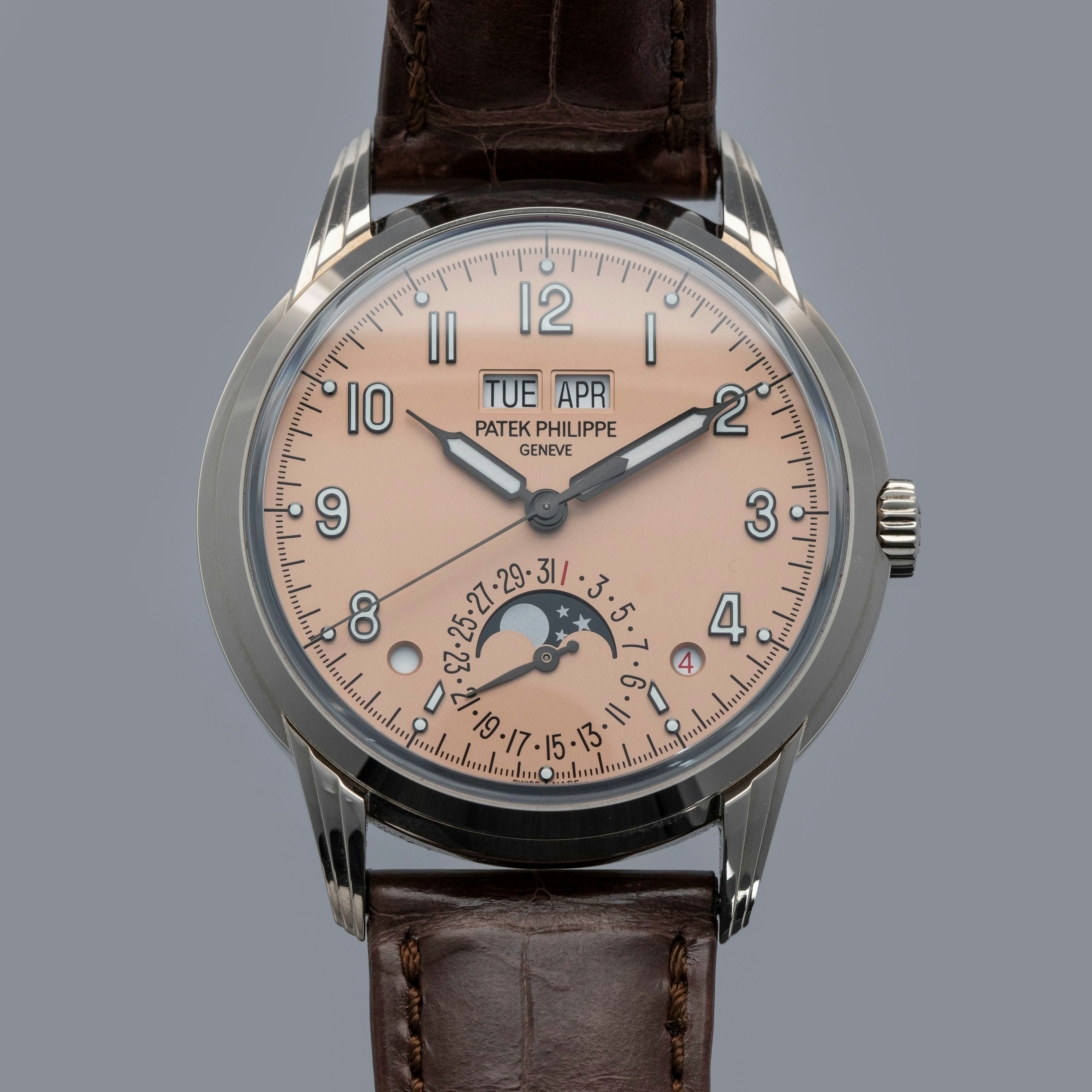 Thumbnail for Patek Philippe Perpetual Calendar 5320G Salmon Dial 18k WG
