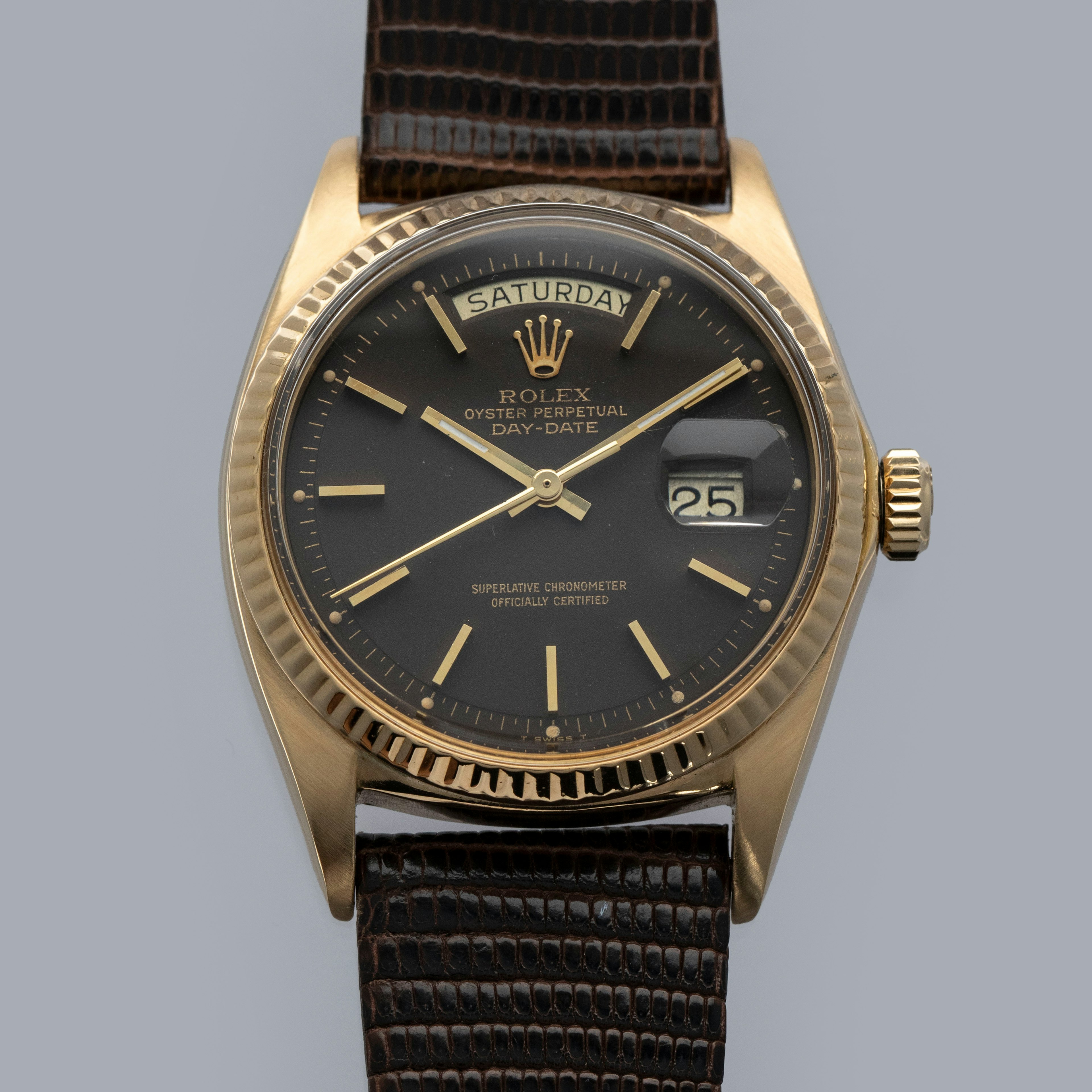 Thumbnail for Rolex Day-Date 1803 Tobacco Dial 18k YG