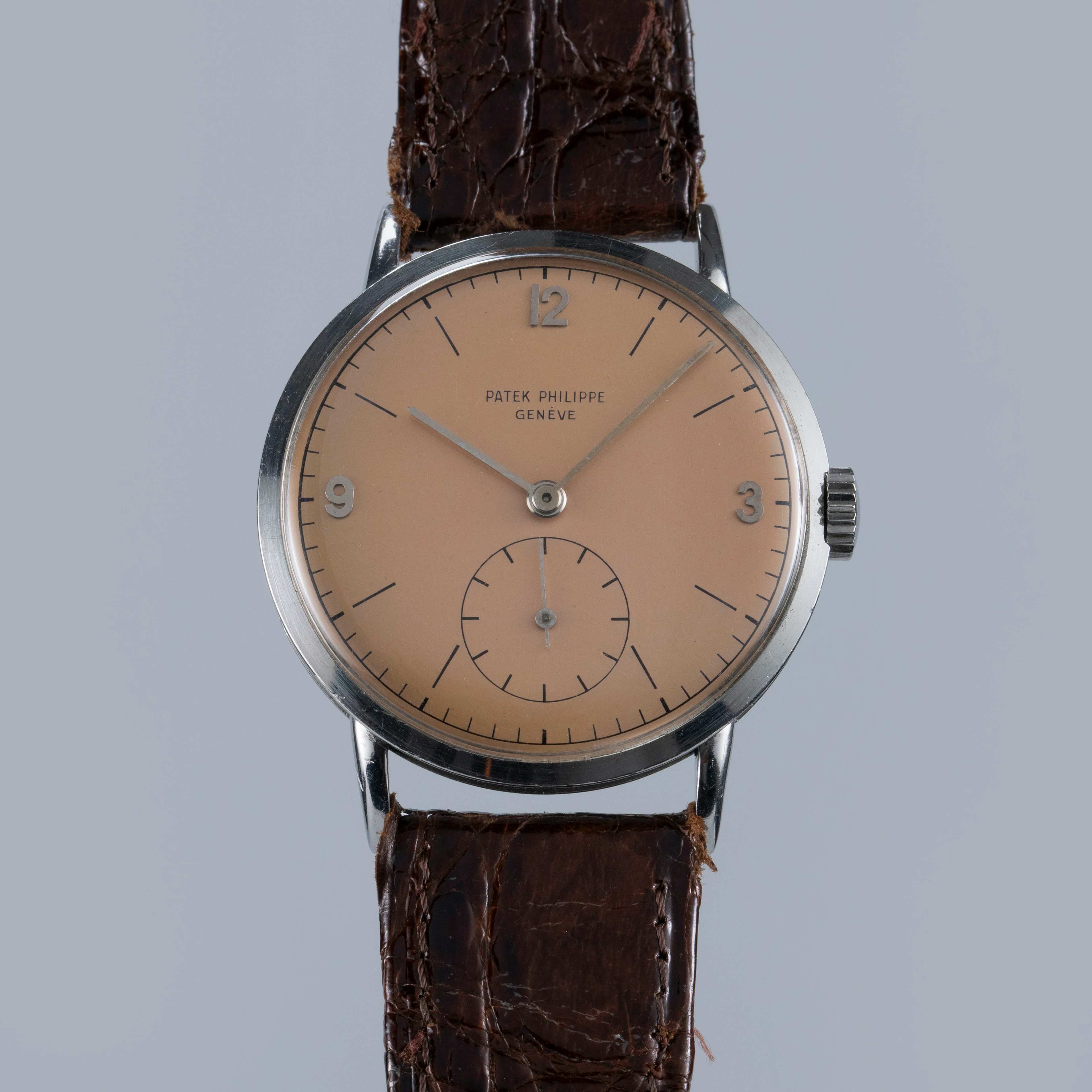 Thumbnail for Patek Philippe Calatrava 1513 Salmon Dial Stainless Steel