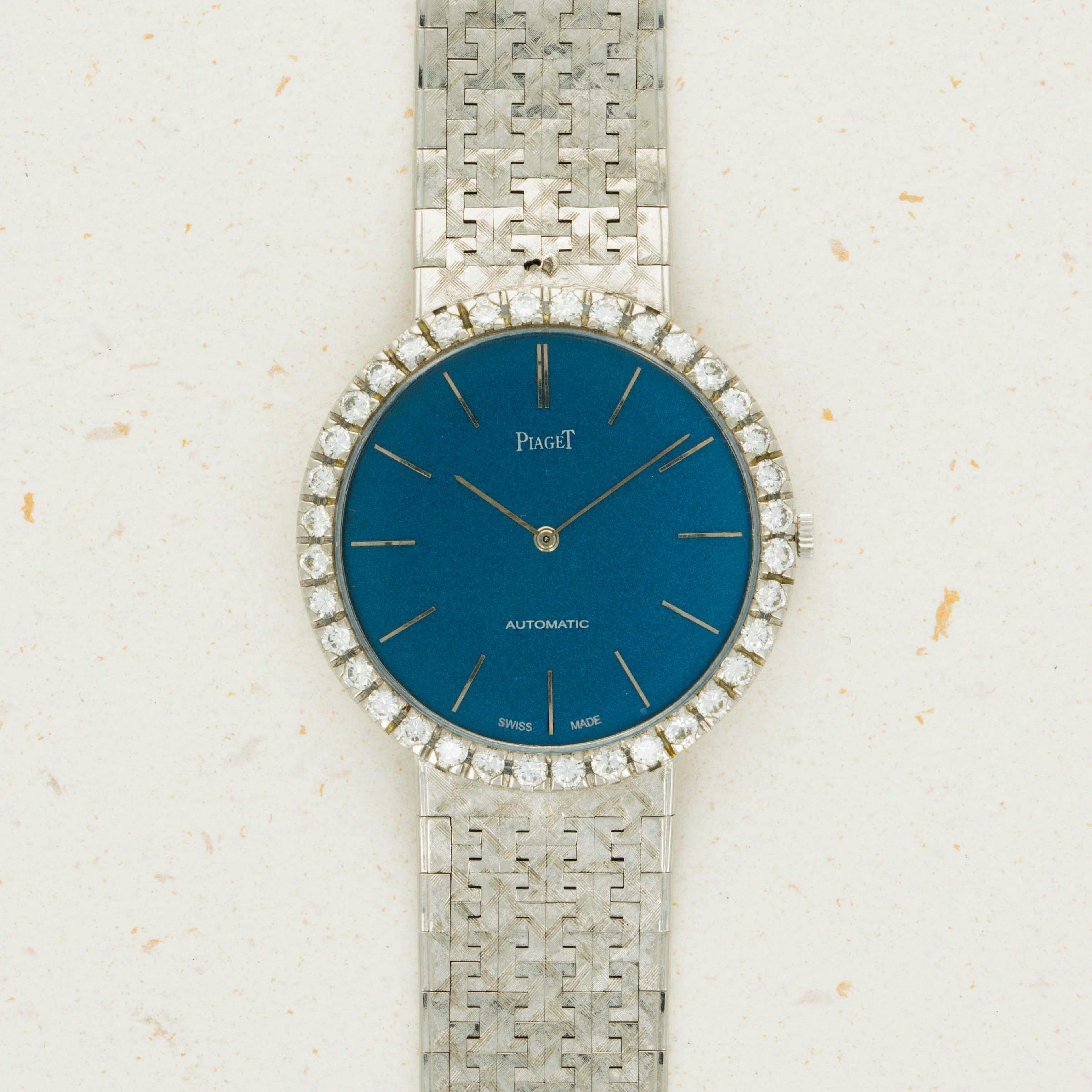 Thumbnail for Piaget Automatic 12161-A3 18k WG Diamond Bezel