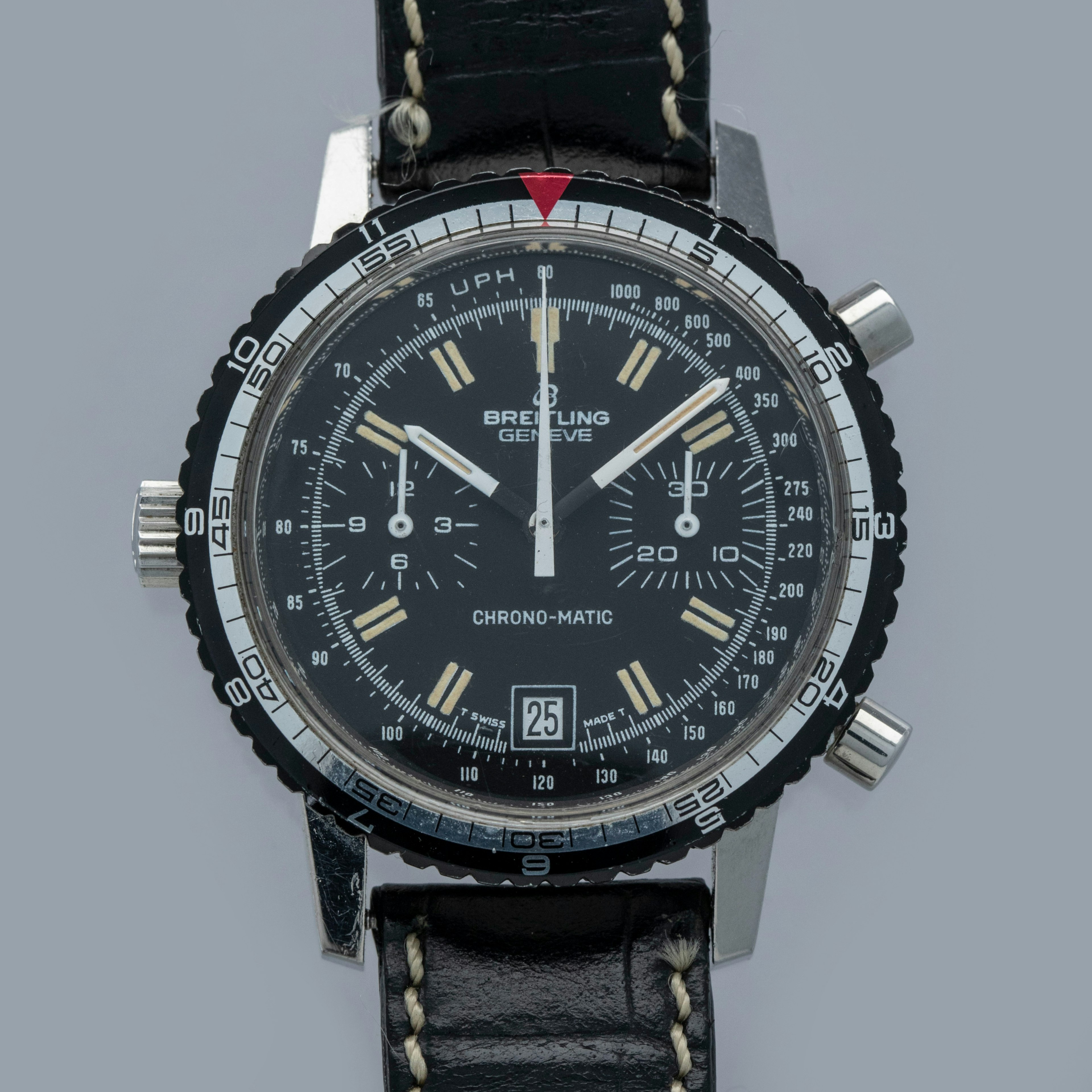 Thumbnail for Breitling Chrono-Matic 2110 Full Black Dial