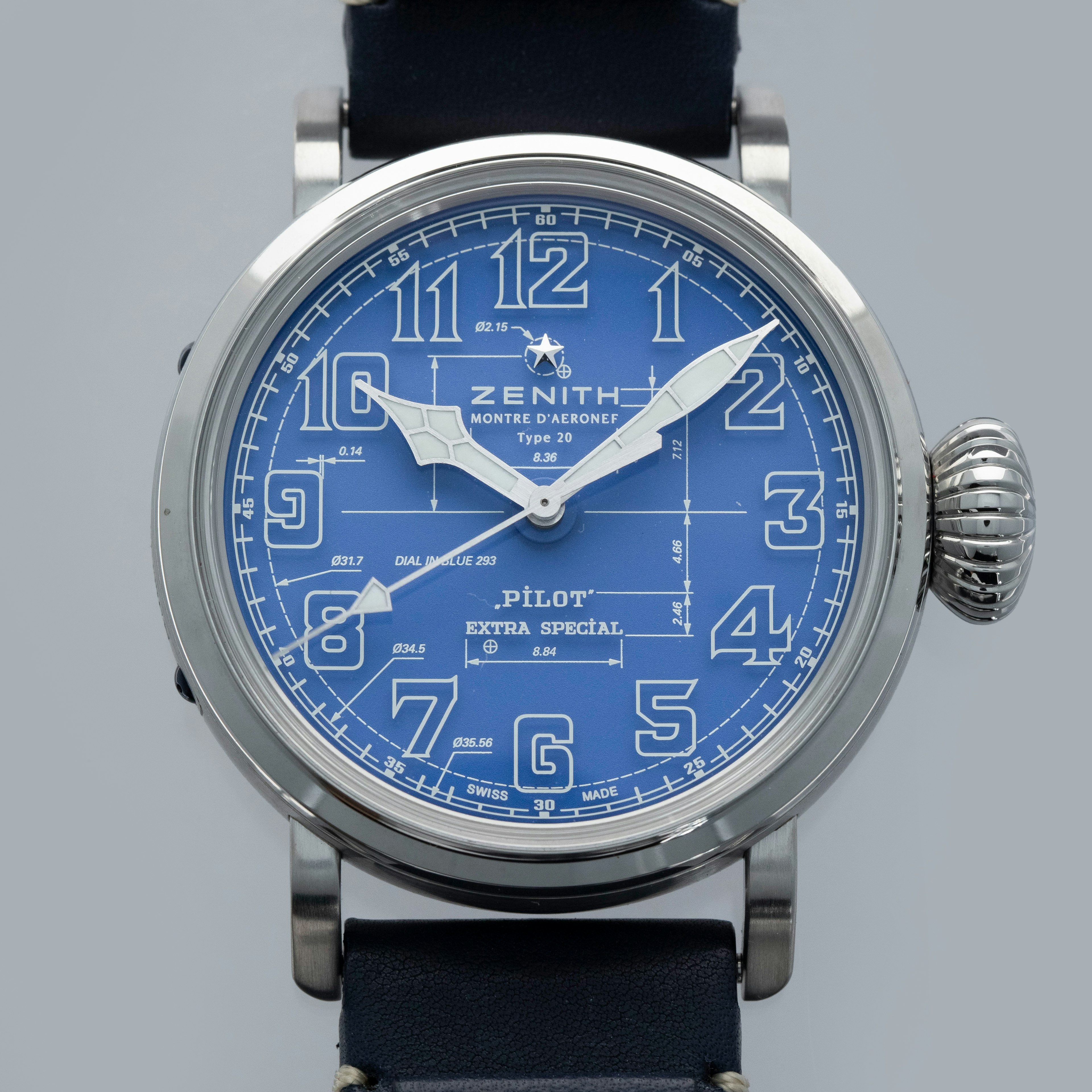 Thumbnail for Zenith Pilot Type 20 Blueprint Limited Edition 03.2435.679