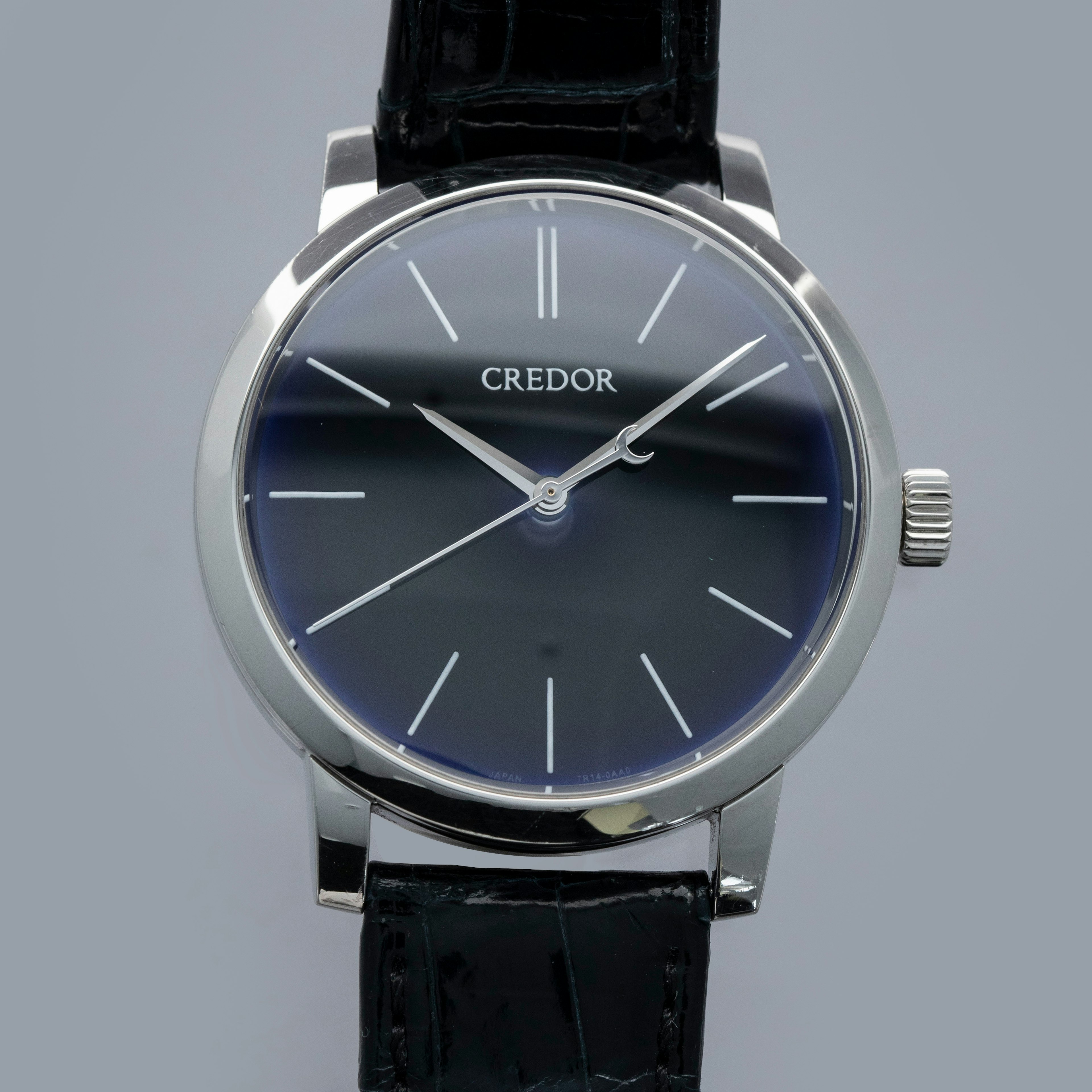 Thumbnail for CREDOR EICHI II GBLT997 PLATINUM RURI BLUE DIAL