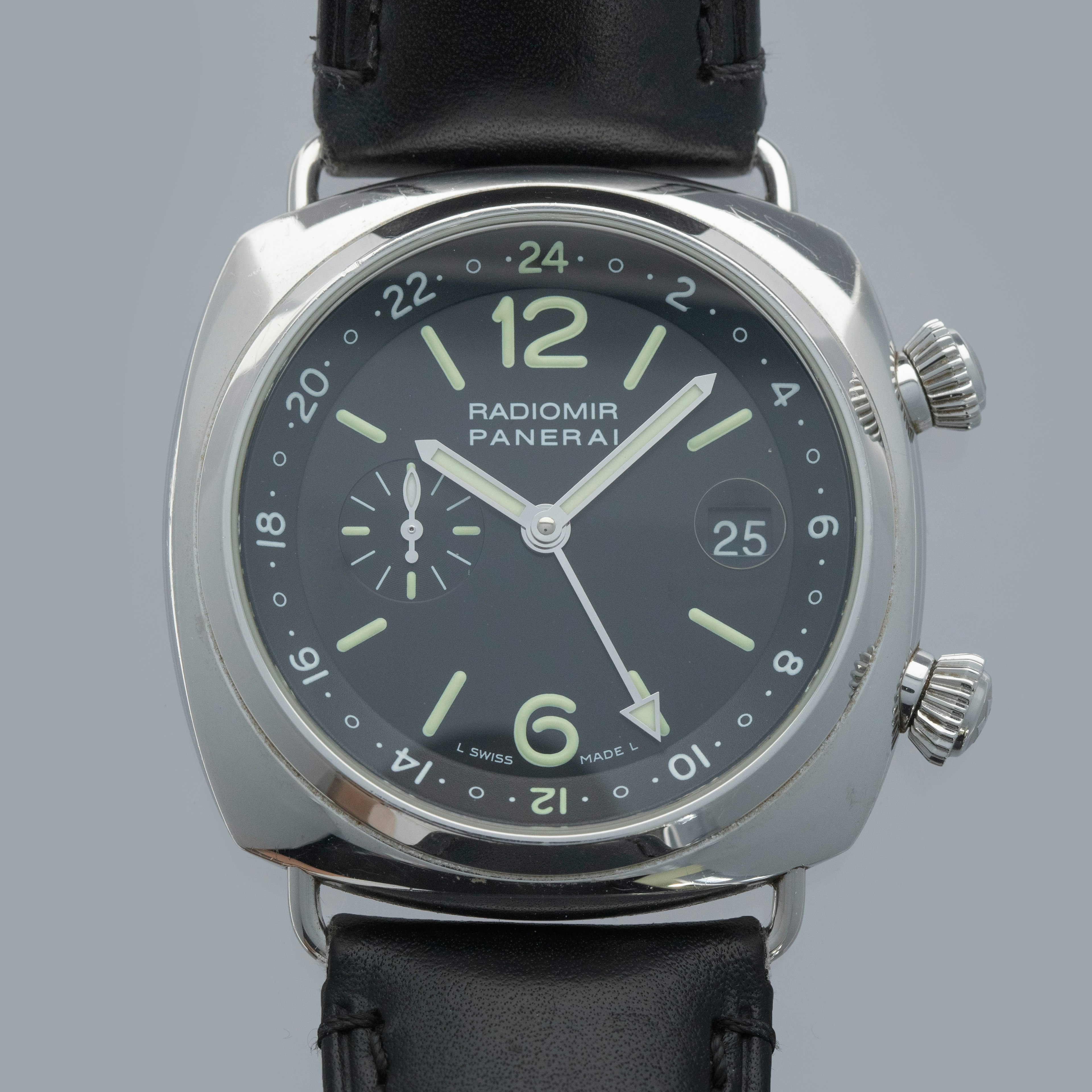 Thumbnail for Panerai Radiomir GMT PAM 184 Stainless Steel Box and Papers 
