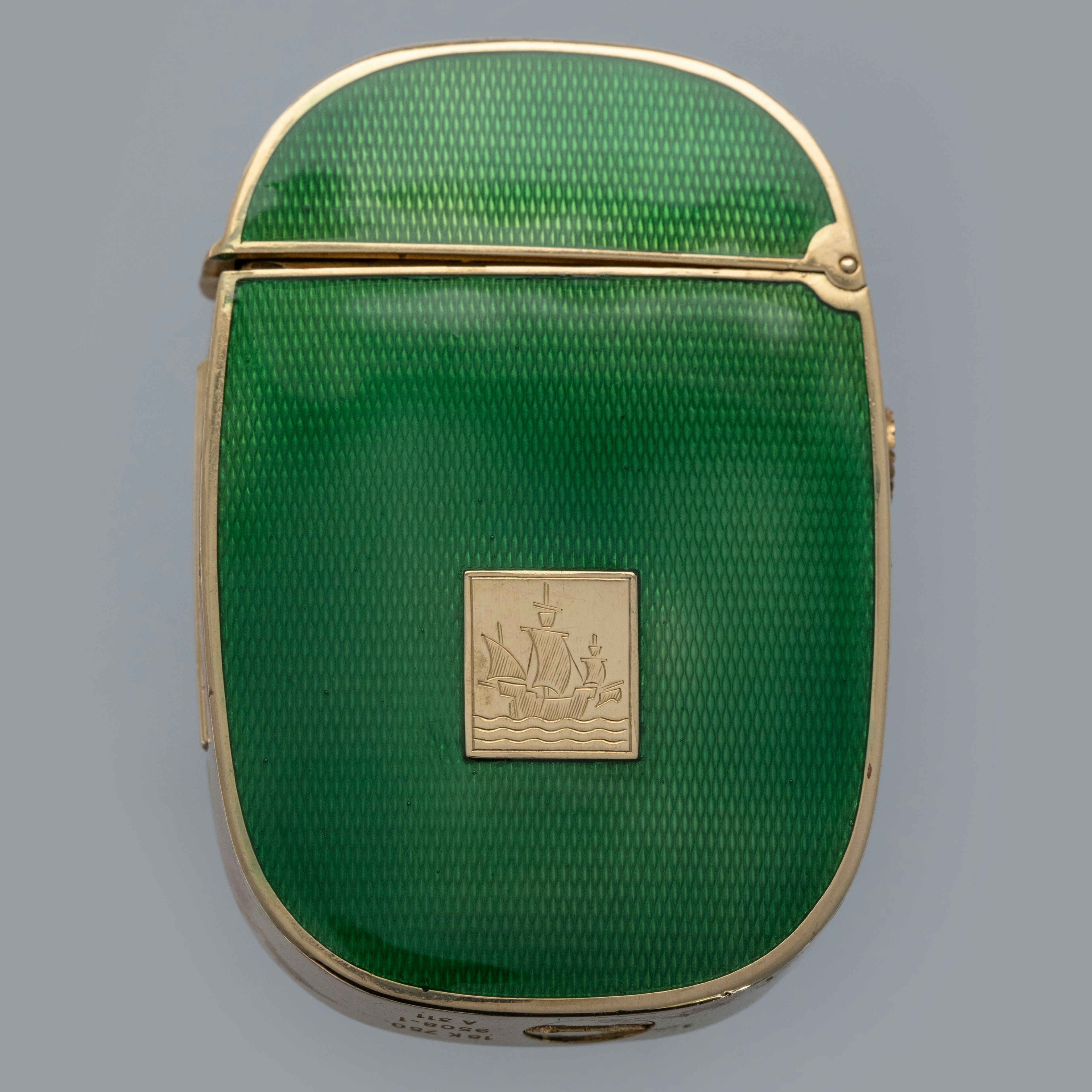 Thumbnail for Patek Philippe Lighter 9508 Green Enamel 18k YG 