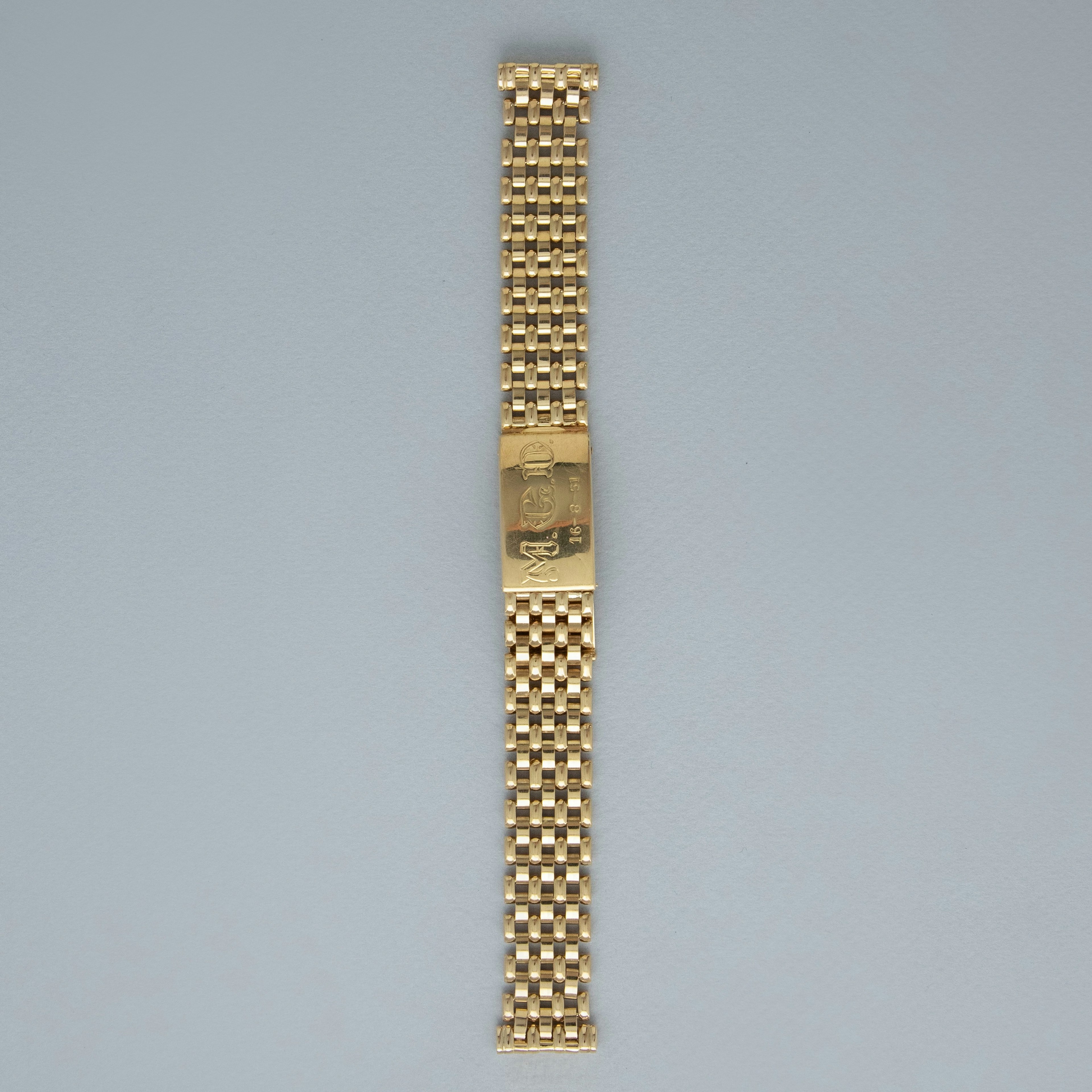 Thumbnail for Gay Frères 18mm Straight Endlink Bracelet retailed by Serpico y Laino 18K YG