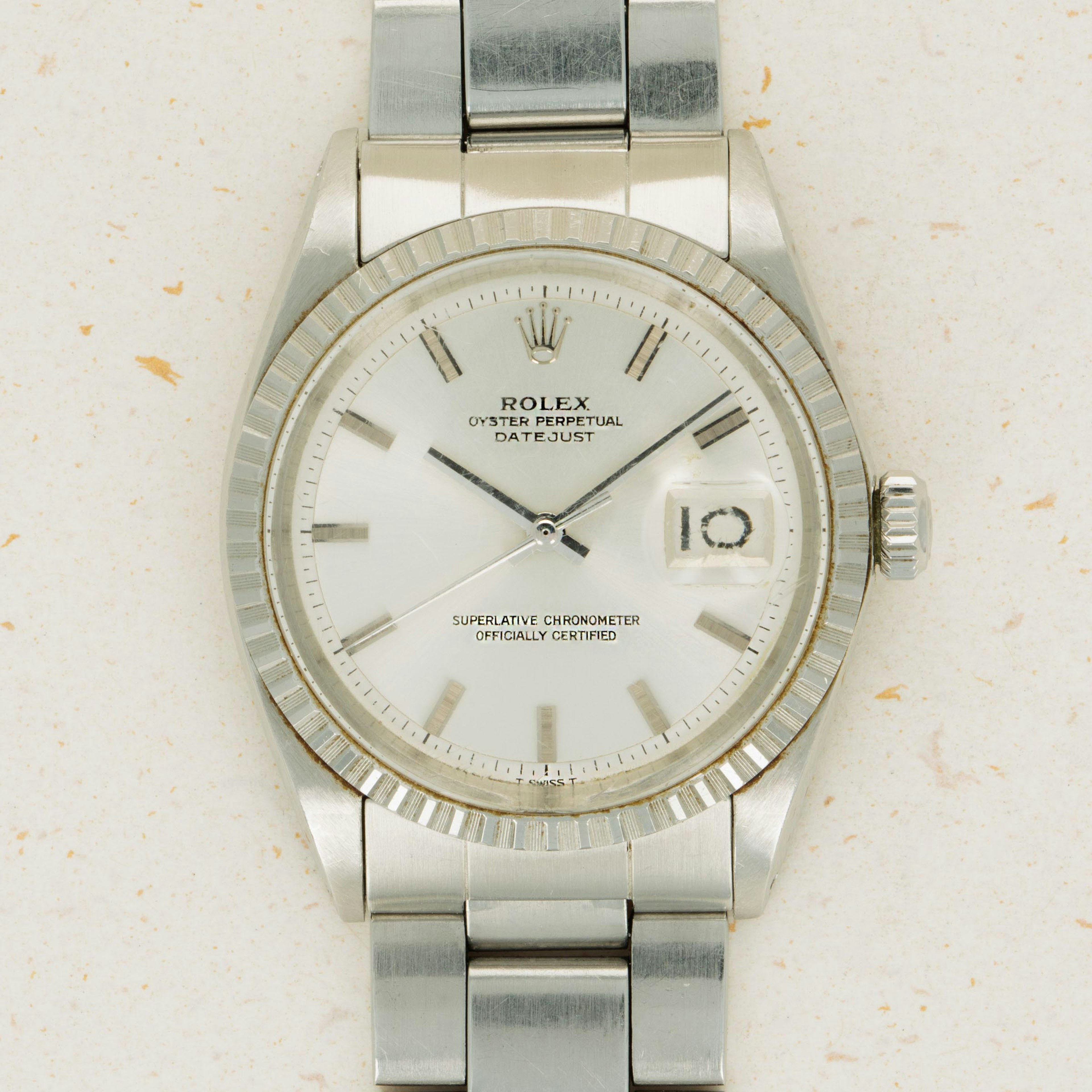 Thumbnail for Rolex Datejust 1603 Silver Non-Luminous Dial 
