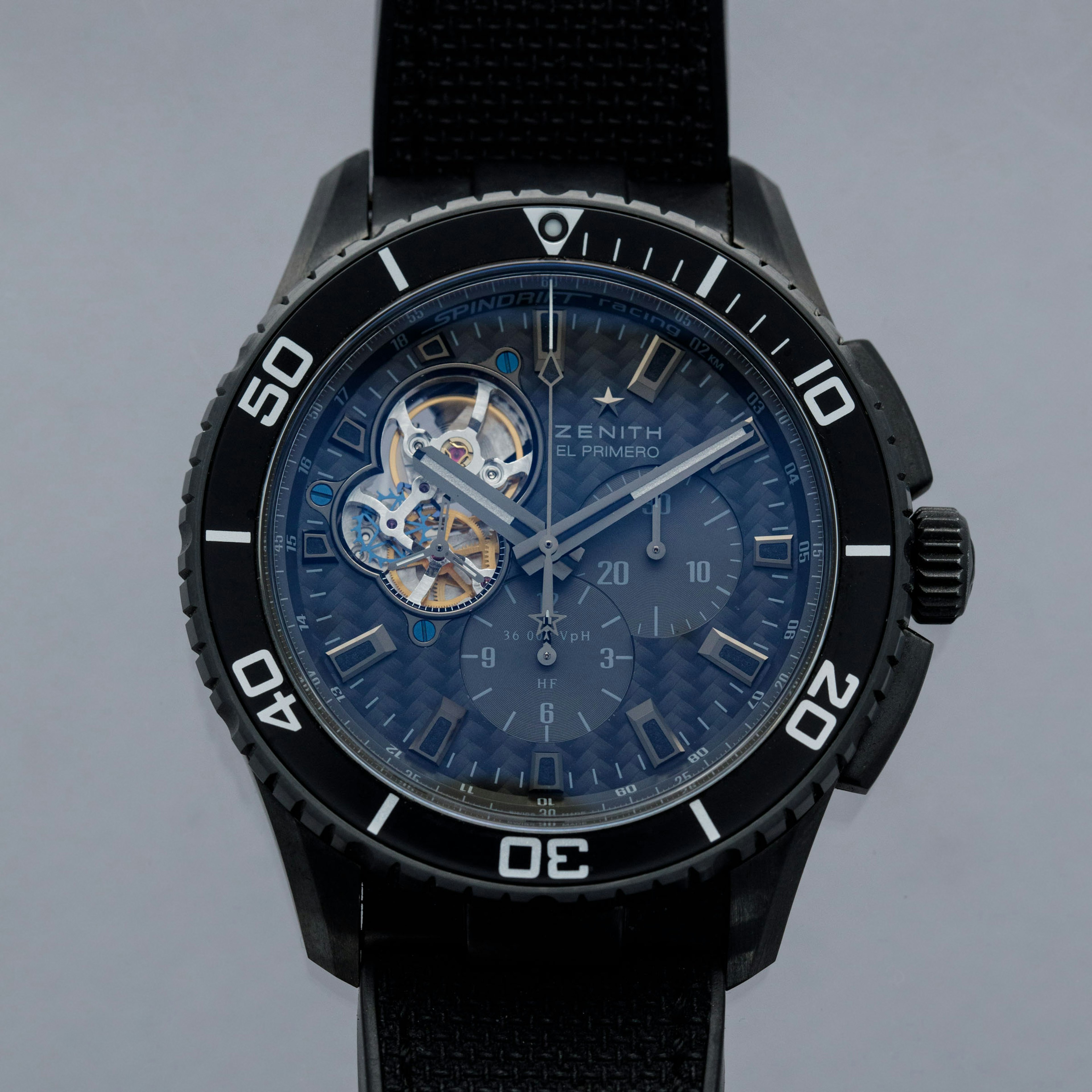 Thumbnail for Zenith El Primero Stratos Chronograph 75.2060.4061/21.R573 Spindrift Racing Carbon Fiber 