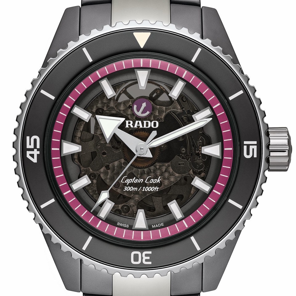 Thumbnail for Rado Captain Cook High-Tech Ceramic Pink Dial Project R32128102