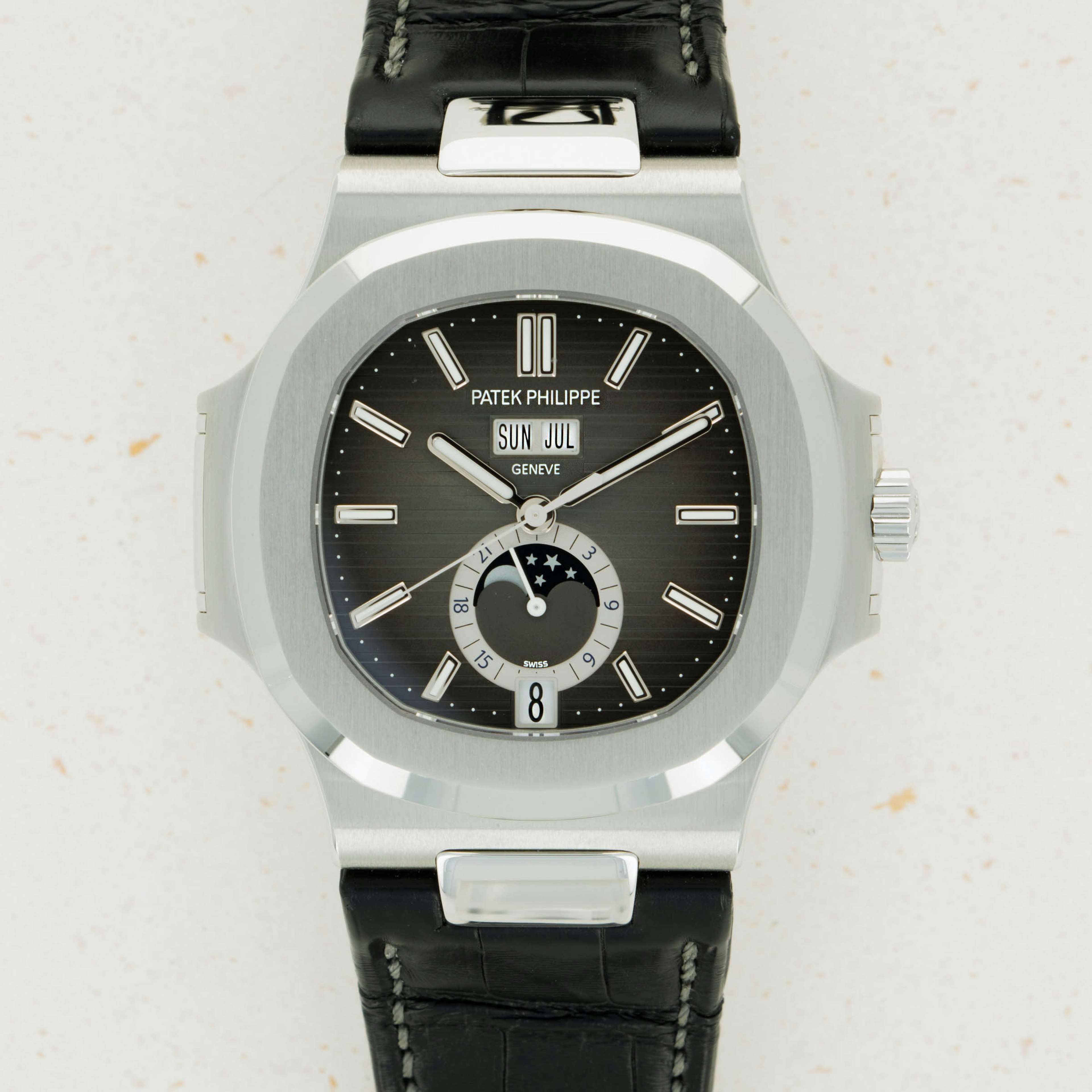 Thumbnail for Patek Philippe Nautilus Annual Calendar Moonphase 5726A-001