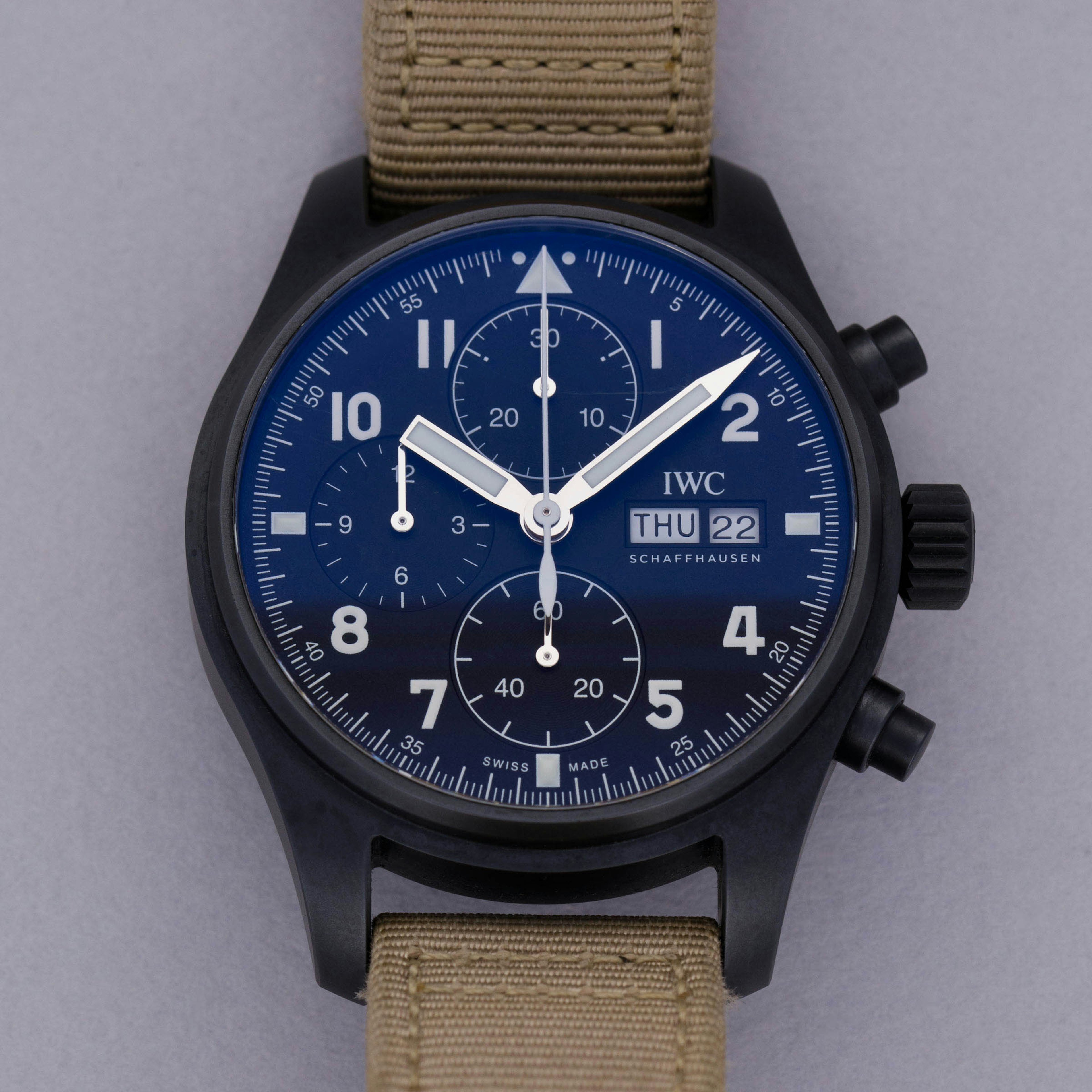 Thumbnail for IWC Pilot's Watch IW387905 Tribute to 3705 Ceratanium 