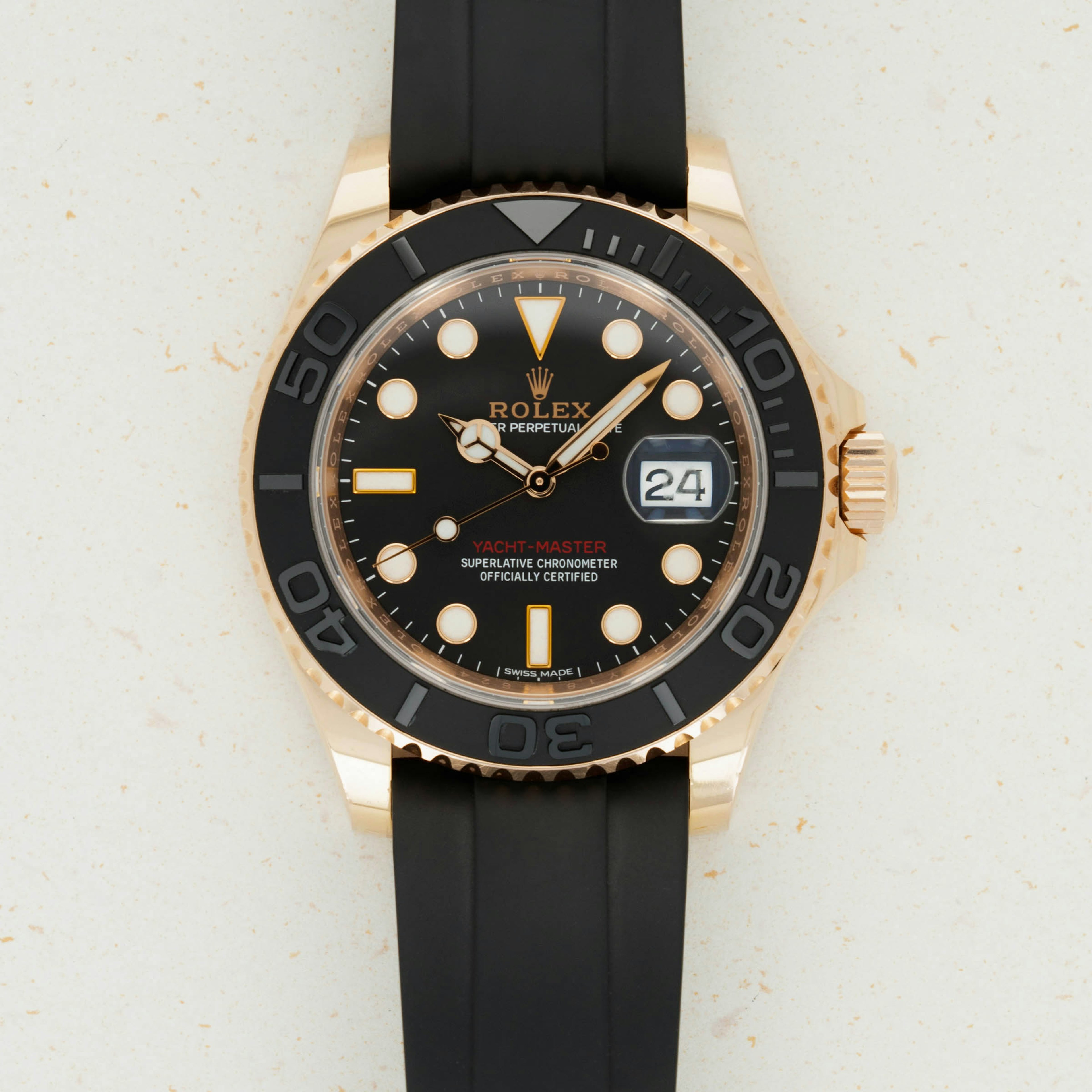 Thumbnail for Rolex Yacht-Master 40 Oysterflex 116655 Everose