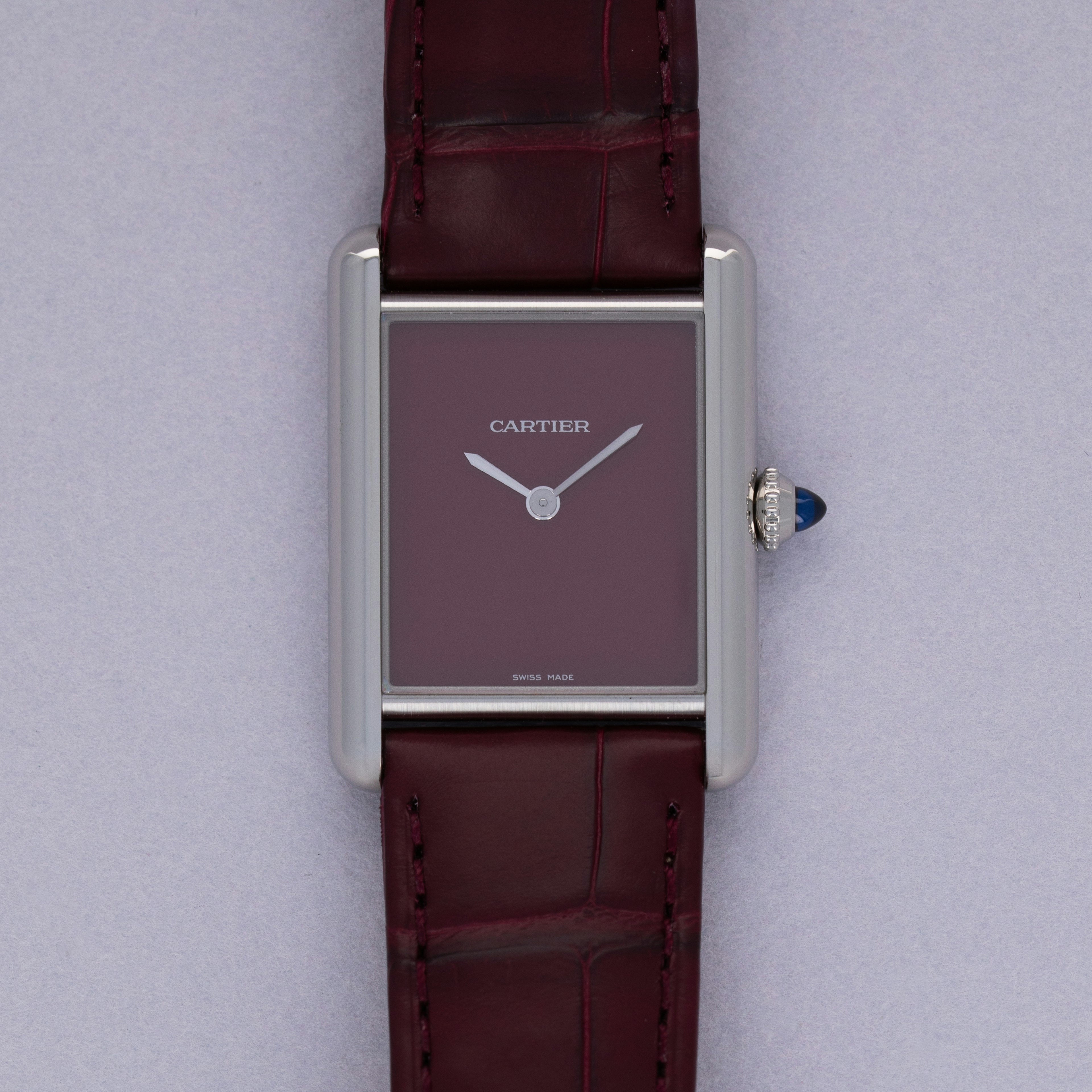 Thumbnail for Cartier Must De Cartier Tank WSTA0054 Red Dial 