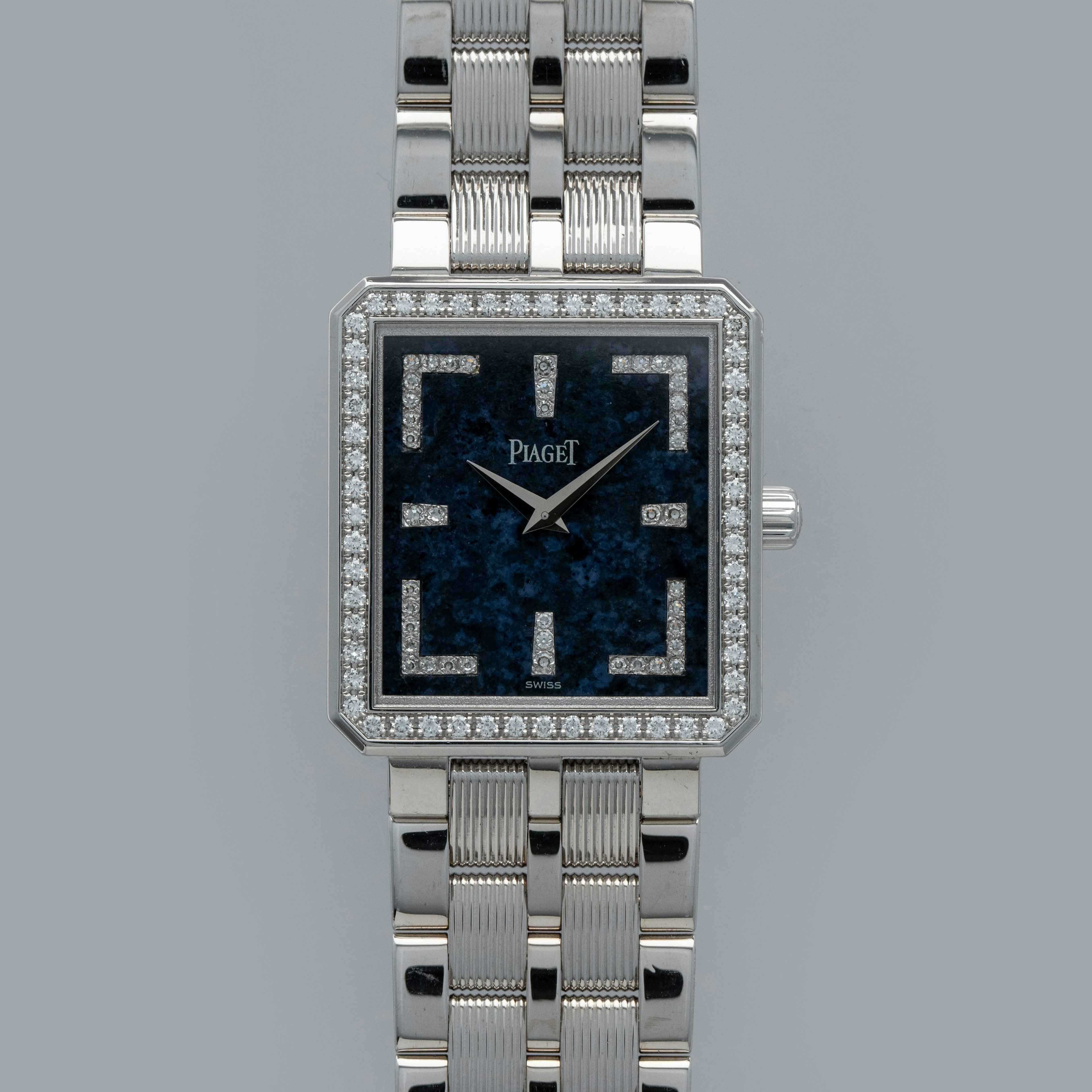 Thumbnail for Piaget Protocole Diamond-Set 84155 Sodalite Dial 18K WG