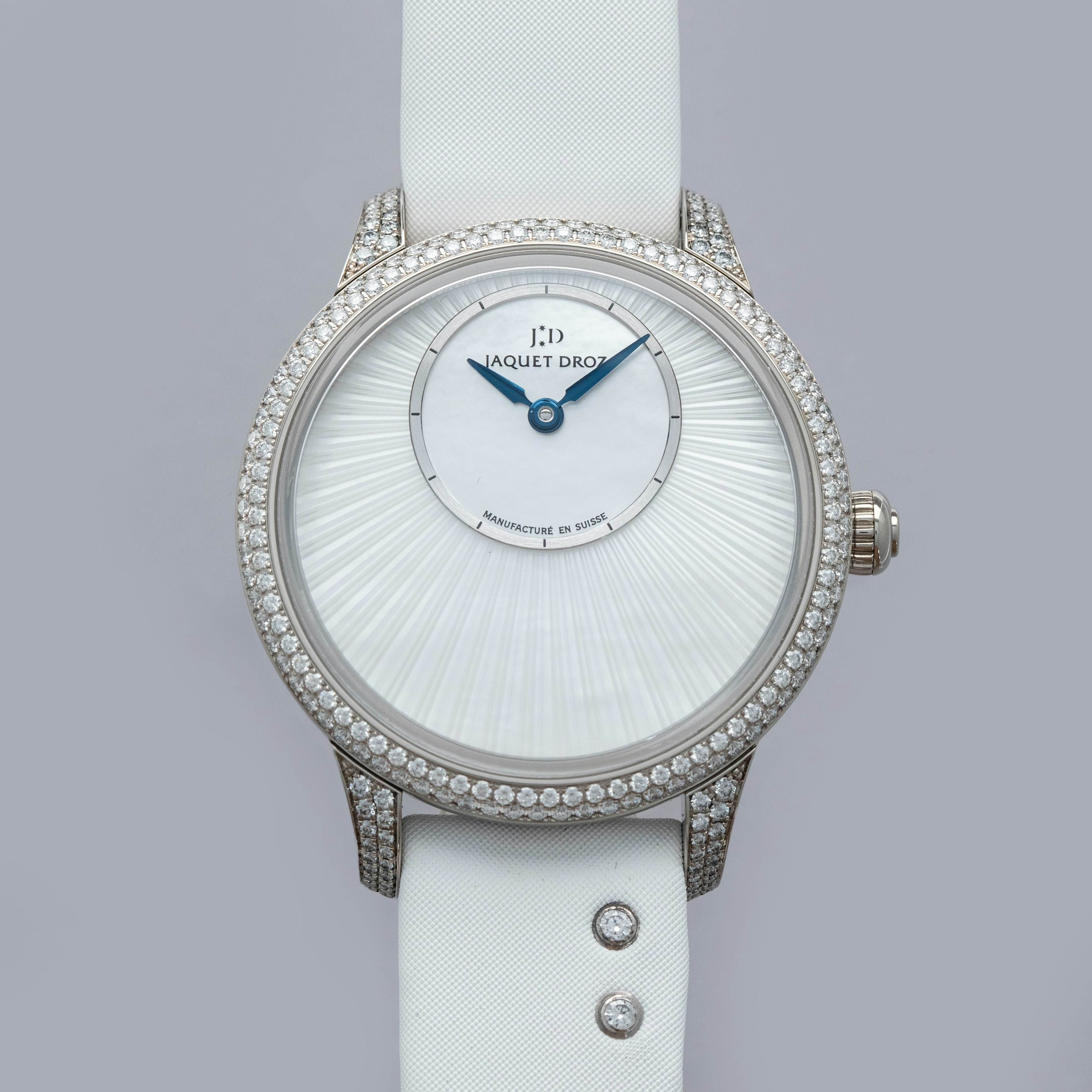 Thumbnail for Jaquet Droz Petite Heure Minute J005004570 MOP Diamond 18k WG