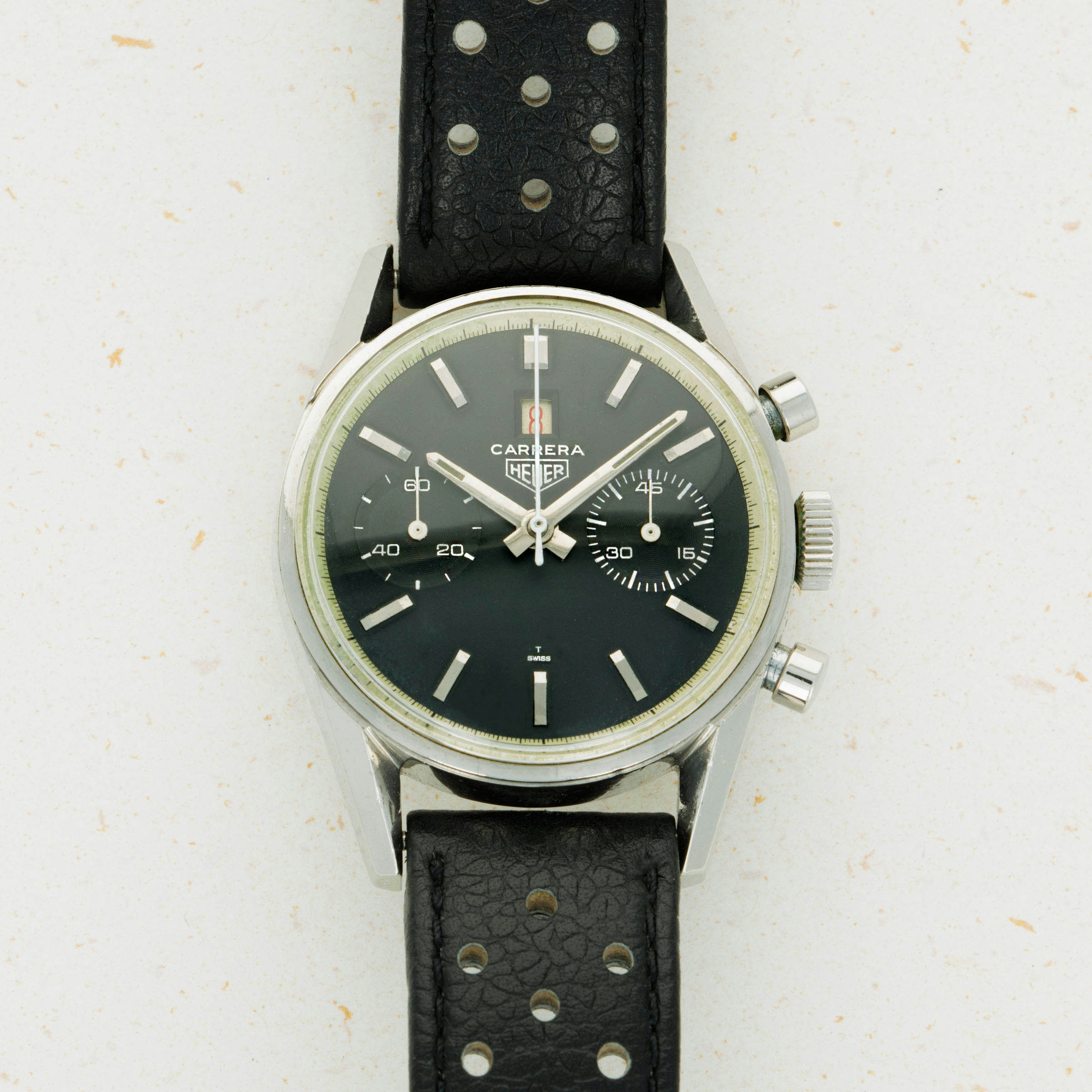 Thumbnail for Heuer Carrera Dato 45 First Execution 3147N