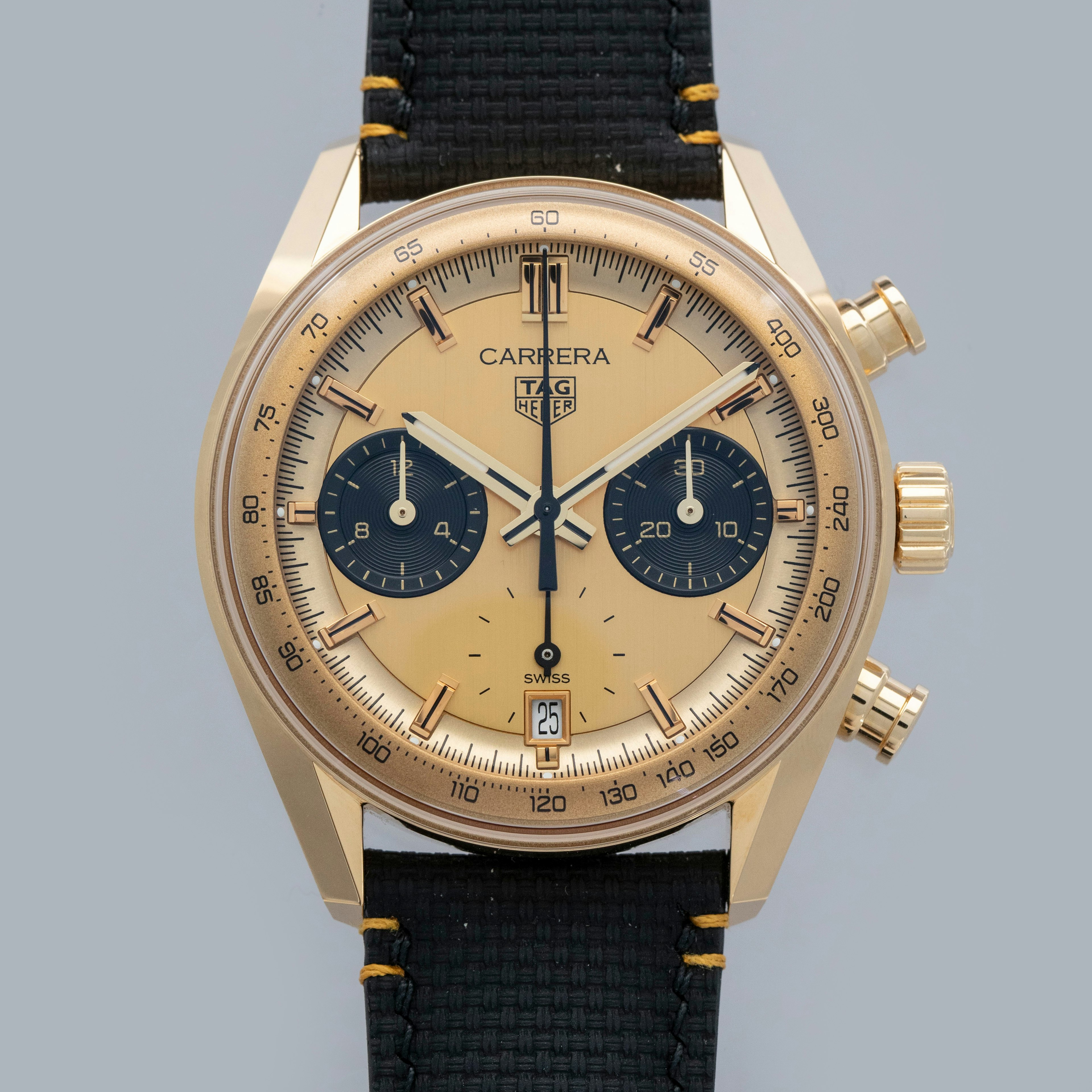 Thumbnail for Tag Heuer Carrera Glassbox Chronograph CBS2240.FC8319 18k YG