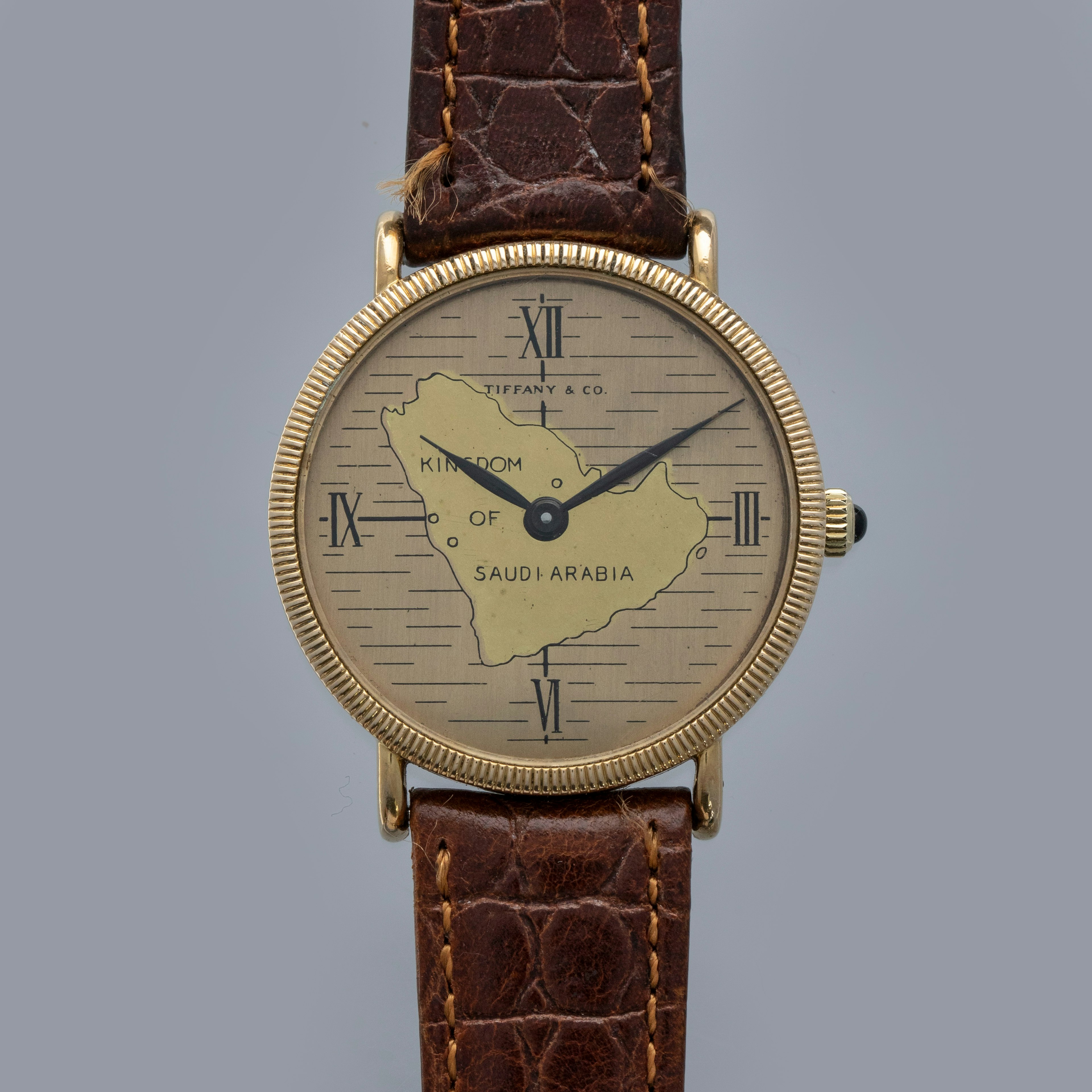 Thumbnail for Baume & Mercier Manual Wind Made for Tiffany Kingdom of Saudi Arabia Gold Plate