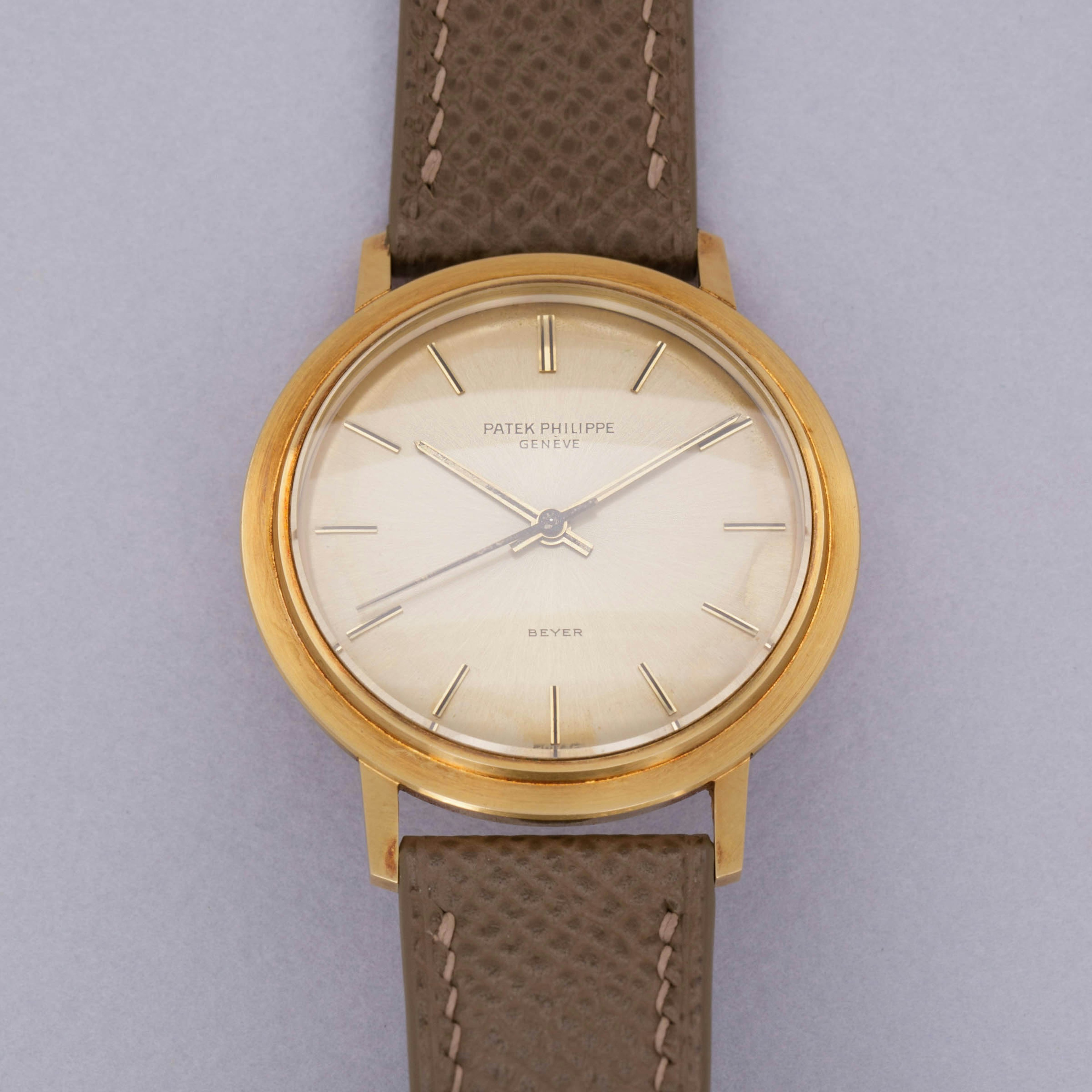 Thumbnail for Patek Philippe Calatrava 3569 Backwind Retailed by Beyer 18k YG