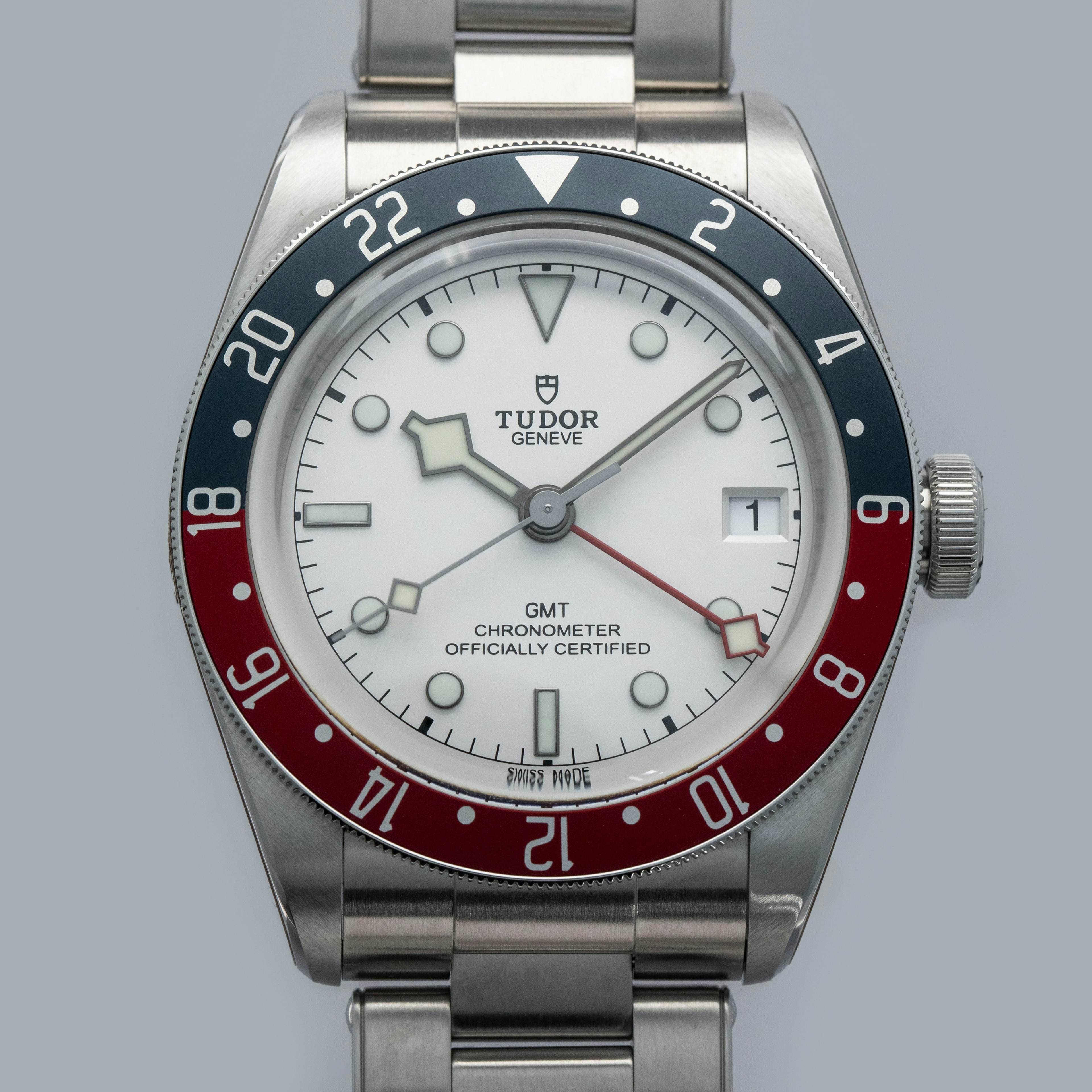 Thumbnail for Tudor GMT 79830 White Dial 