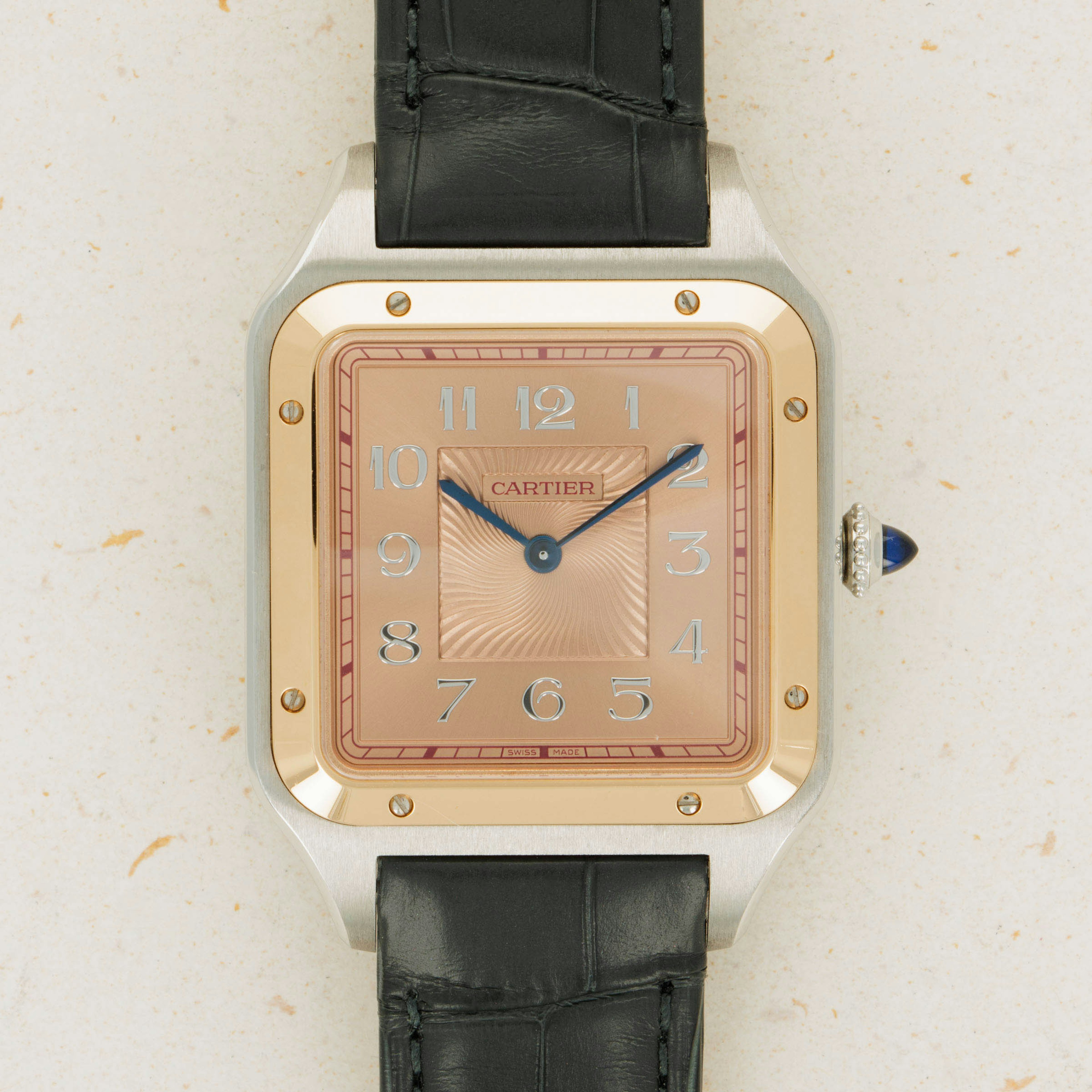 Thumbnail for Cartier Santos Dumont XL W2SA0025 Steel and Rose Gold Limited Edition