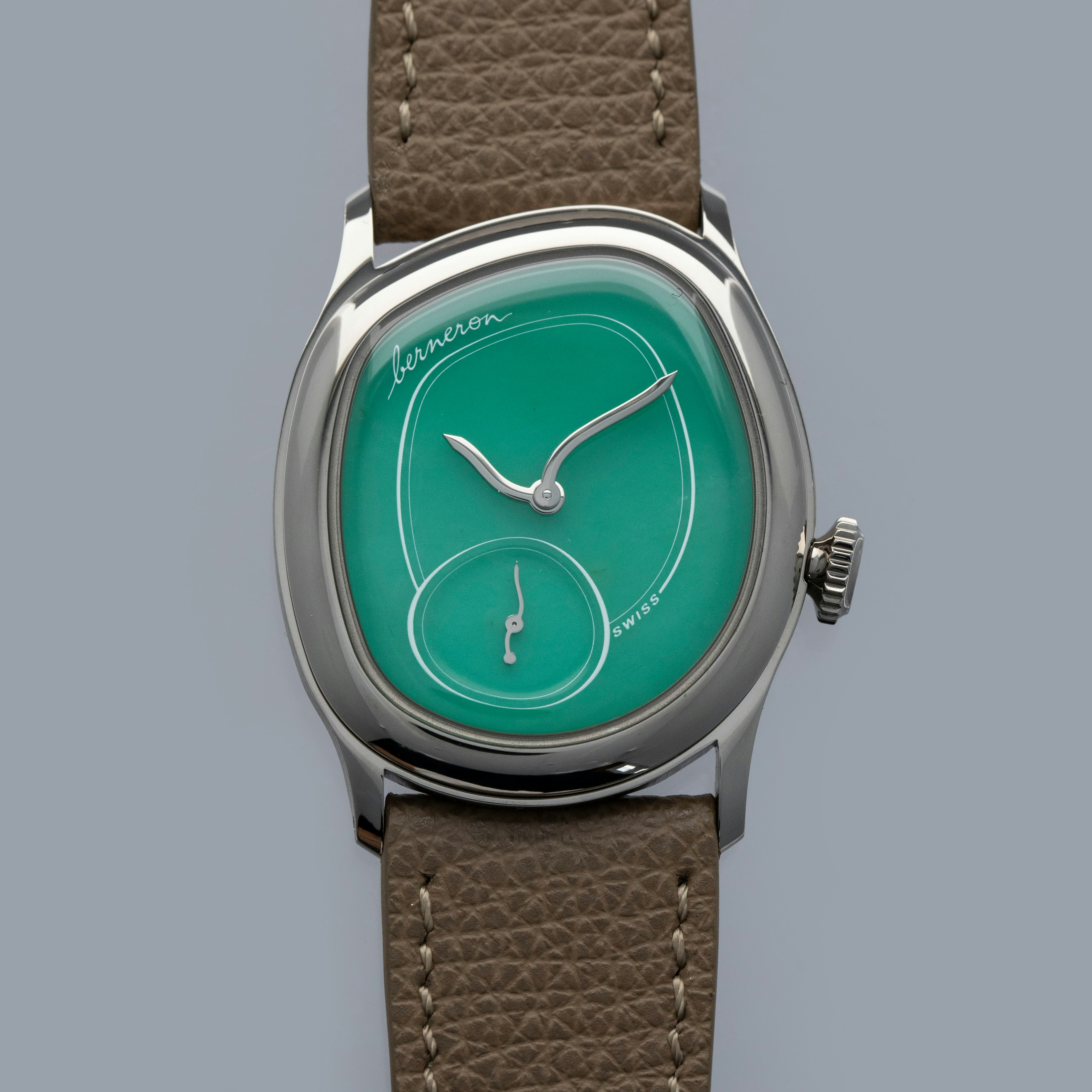 Thumbnail for Berneron Mirage 34 Viridian Chrysoprase Dial 18K WG