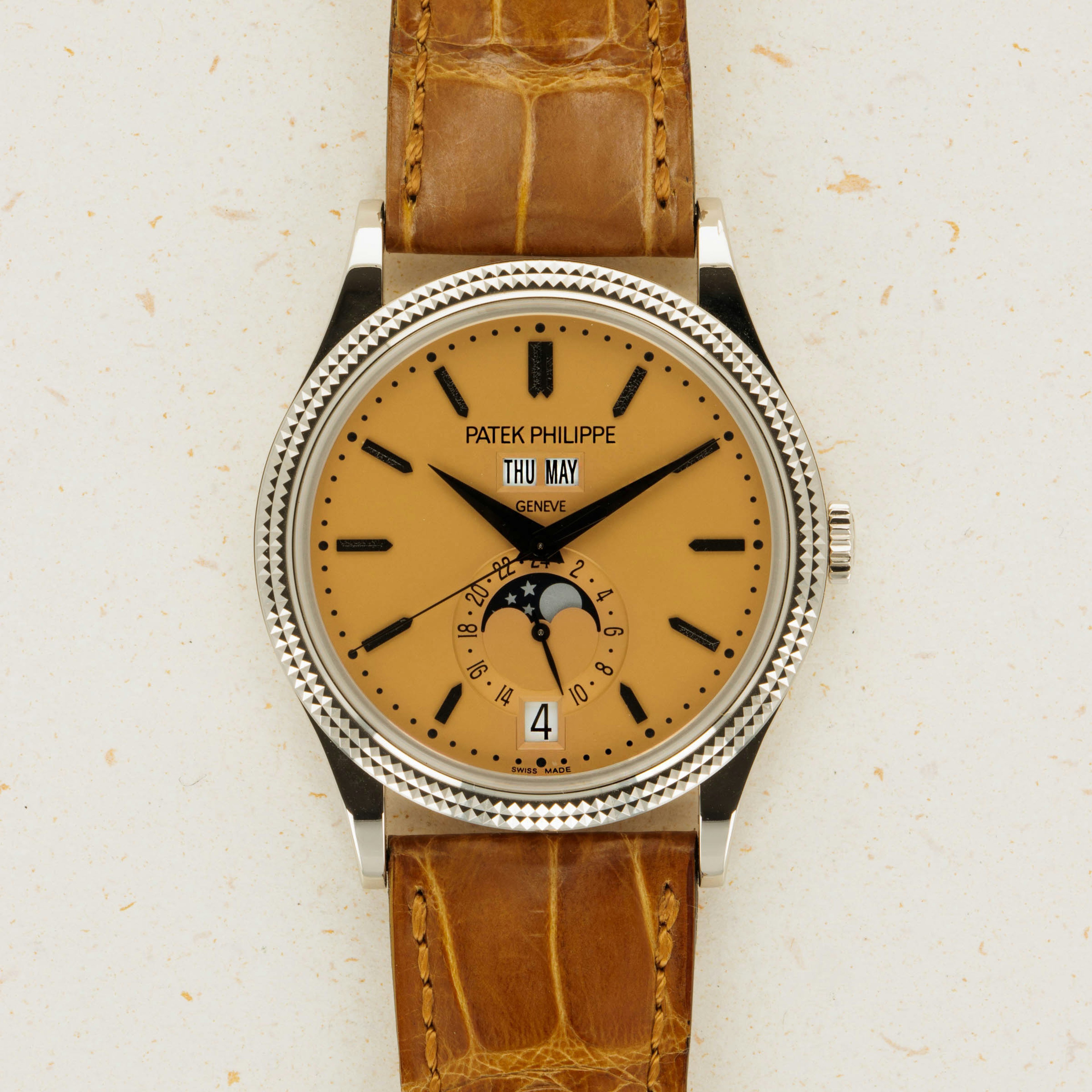 Thumbnail for Patek Philippe 5399G-010 Salmon Dial Annual Calendar Shanghai Limited Edition WG