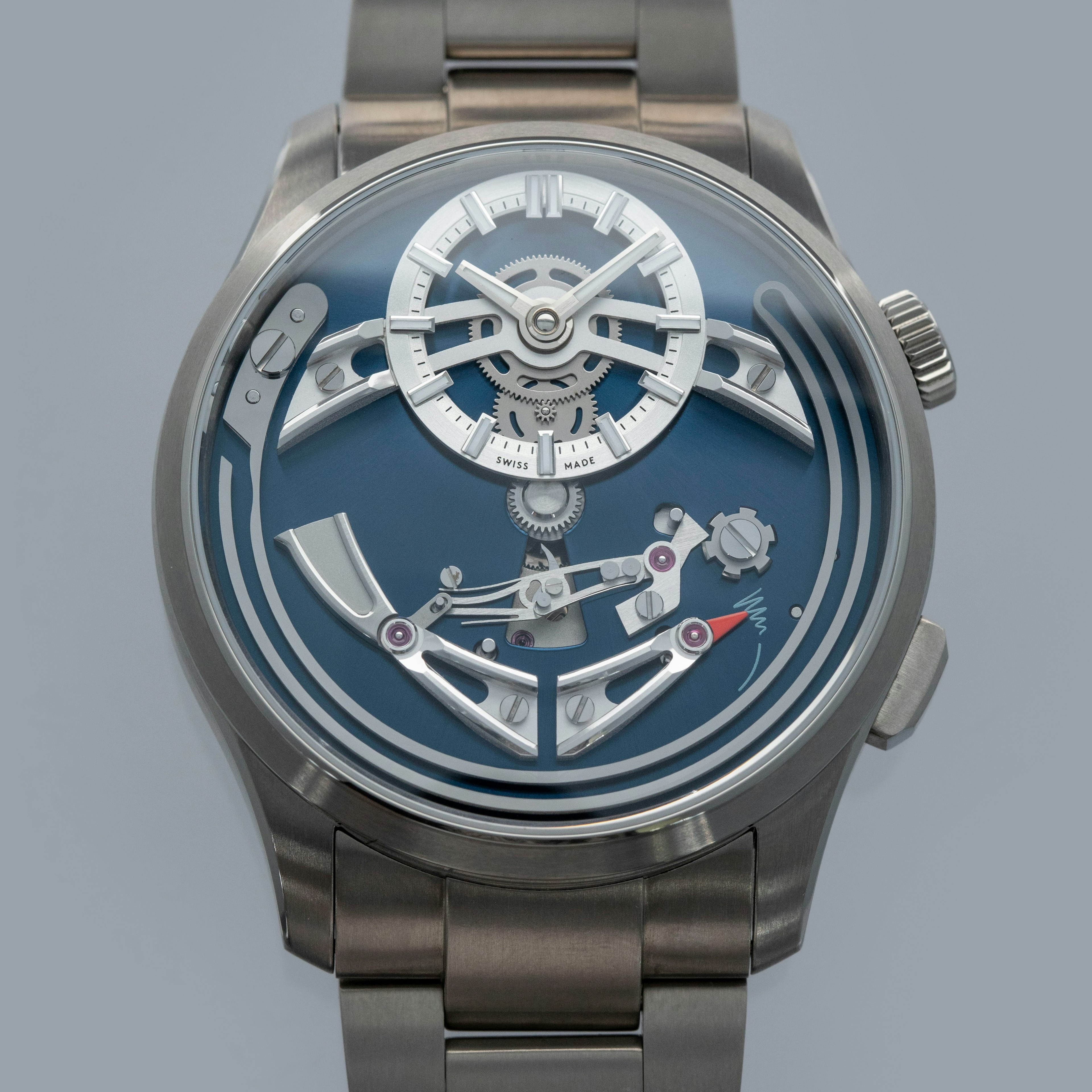 Thumbnail for Christopher Ward Bel Canto Azzuro Blue Limited Edition Titanium