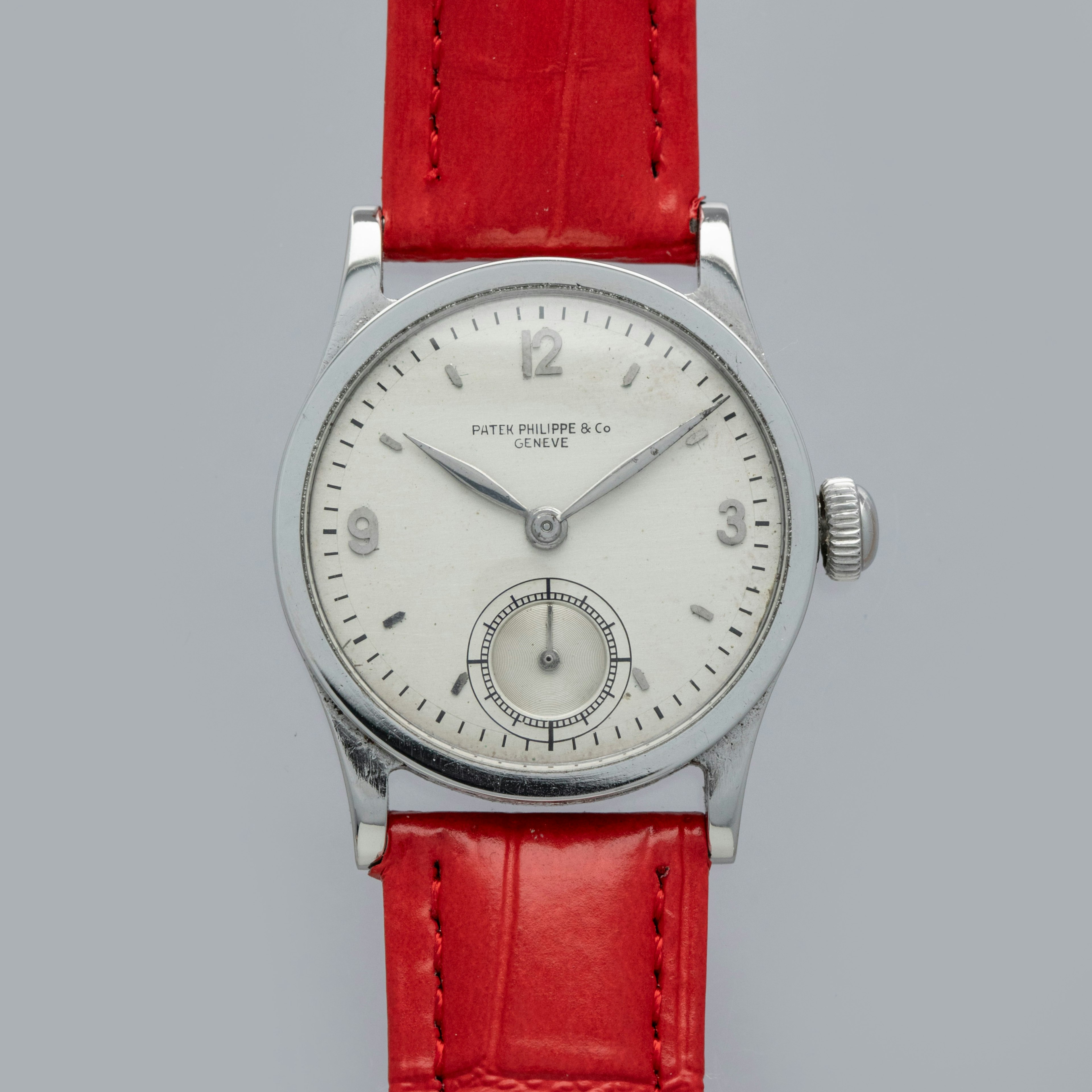 Thumbnail for Patek Philippe Calatrava 96 Quarter Arabic Dial Stainless Steel