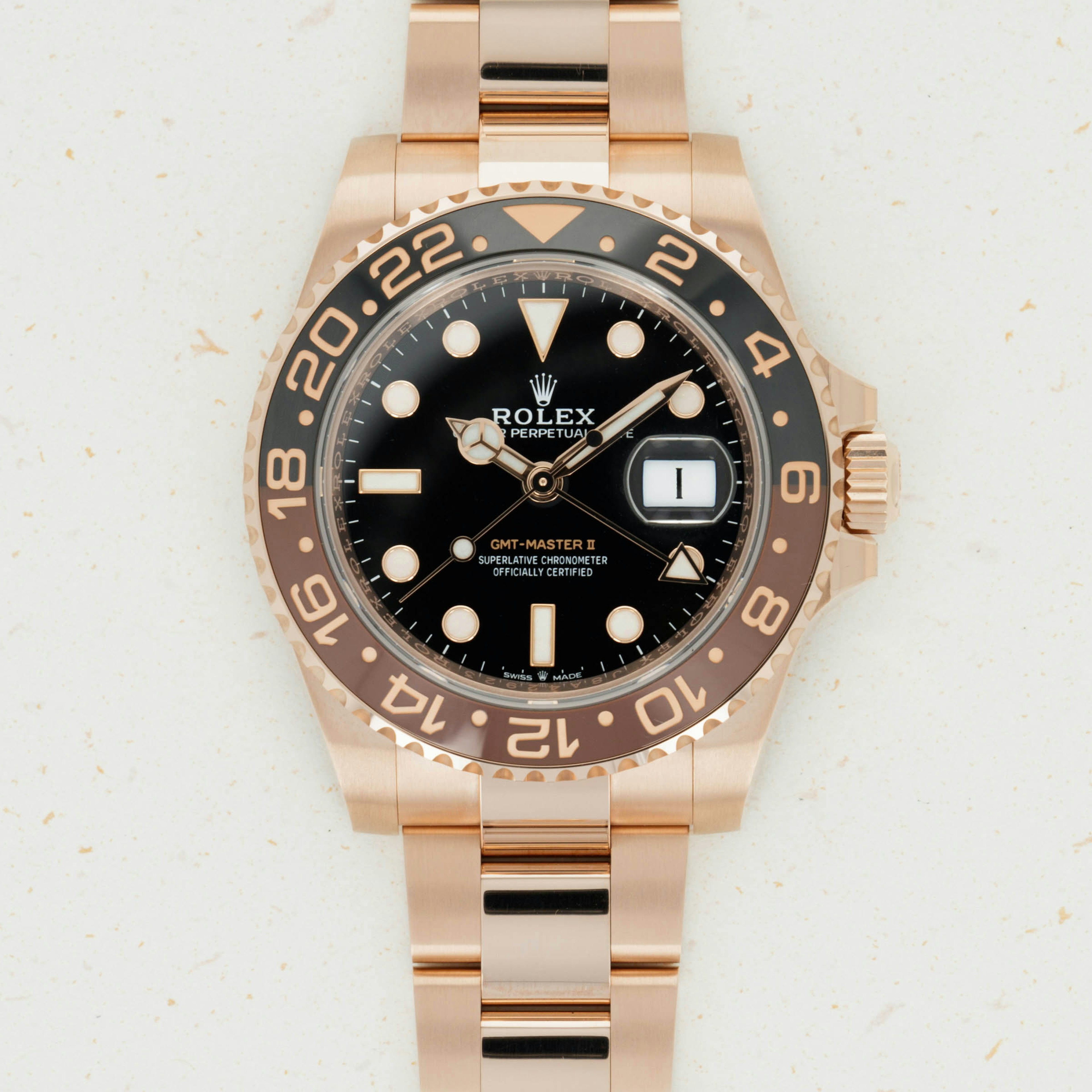 Thumbnail for Rolex GMT-Master II Rose Gold 126715CHNR