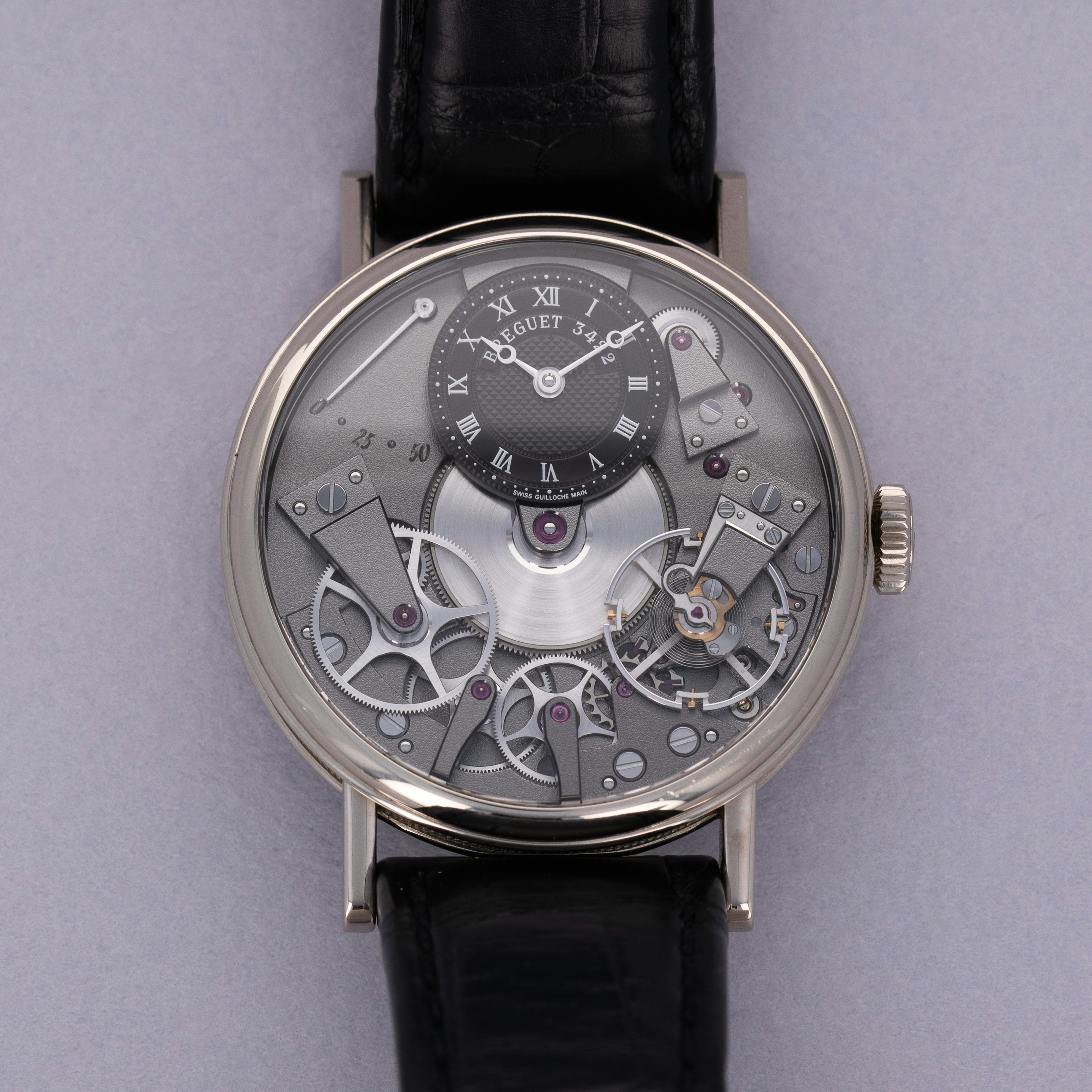 Thumbnail for Breguet Tradition 7027 Black Dial 18k WG