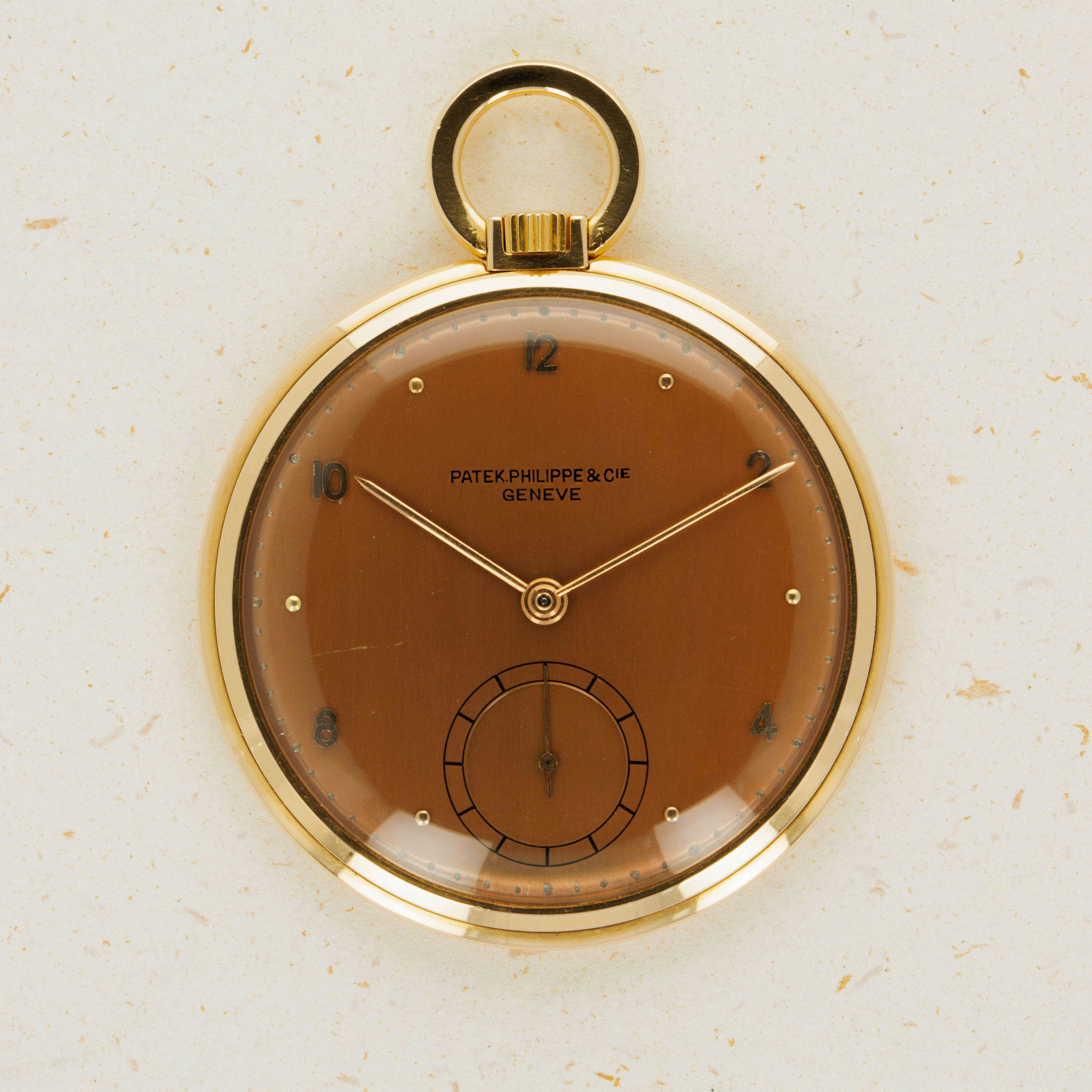 Thumbnail for Patek Philippe Pocket Watch Salmon Dial 18k PG