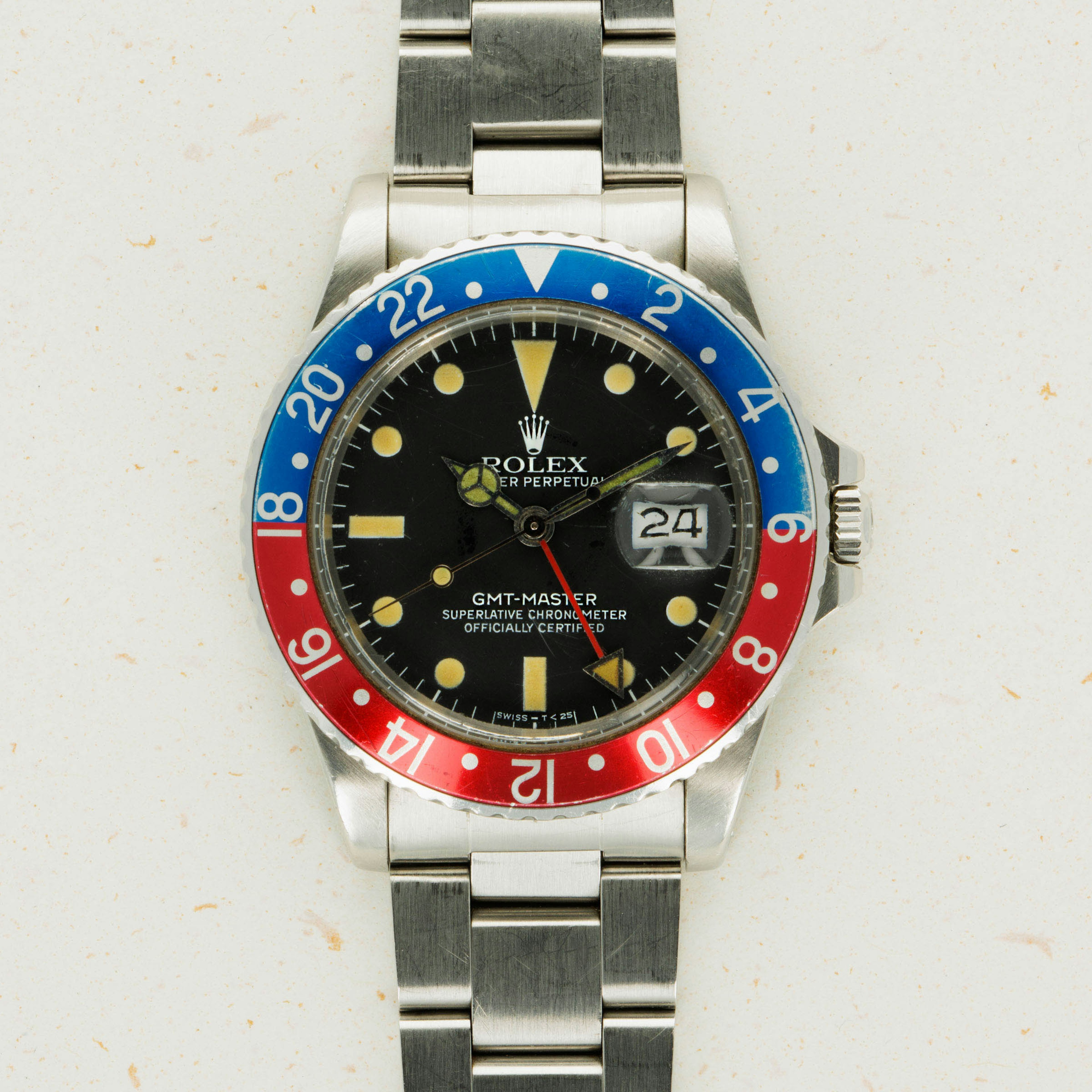 Thumbnail for Rolex GMT-Master 16750 Matte Transitional Dial with Guarantee