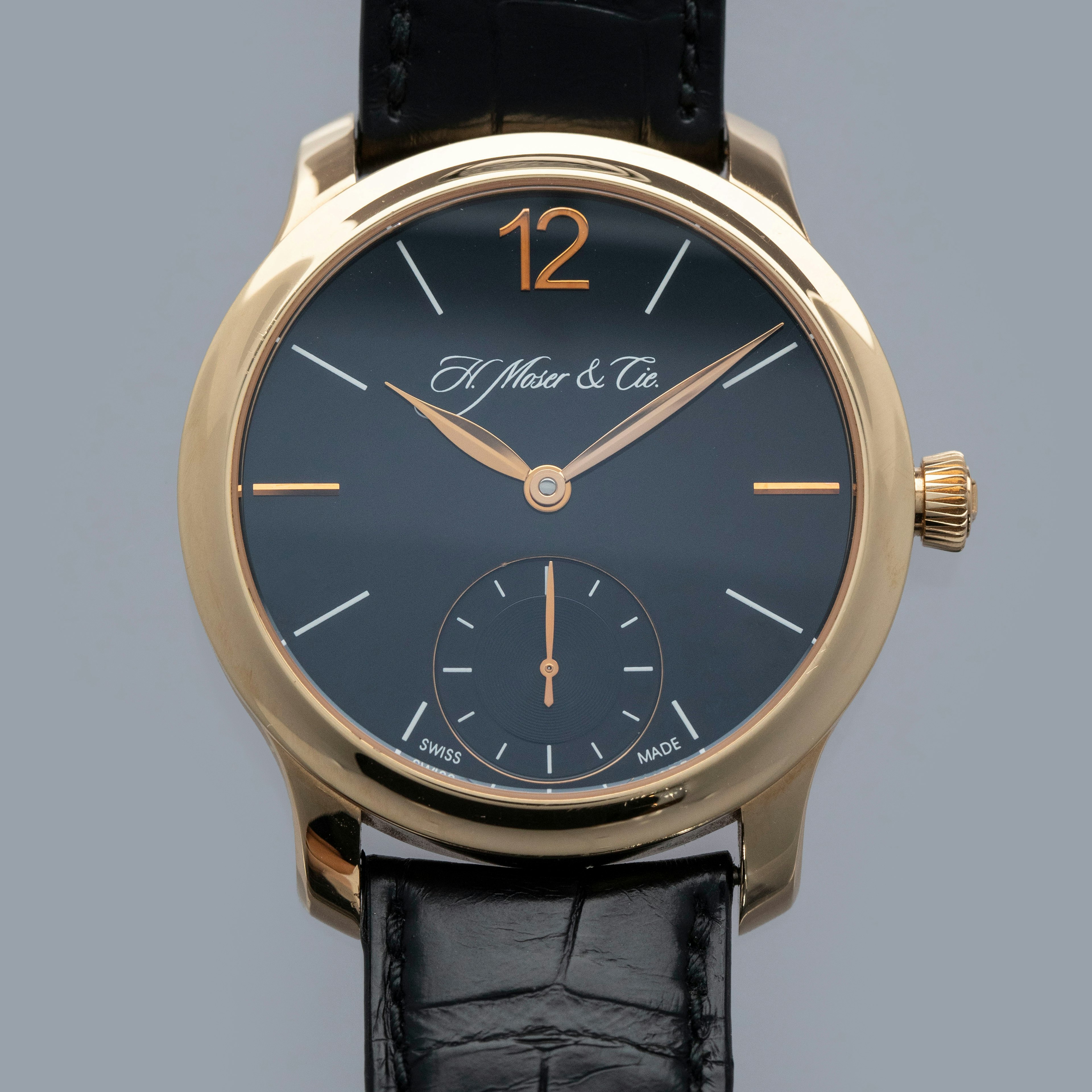 Thumbnail for H. Moser & Cie. Endeavour 321.503 Black Dial 18K YG 