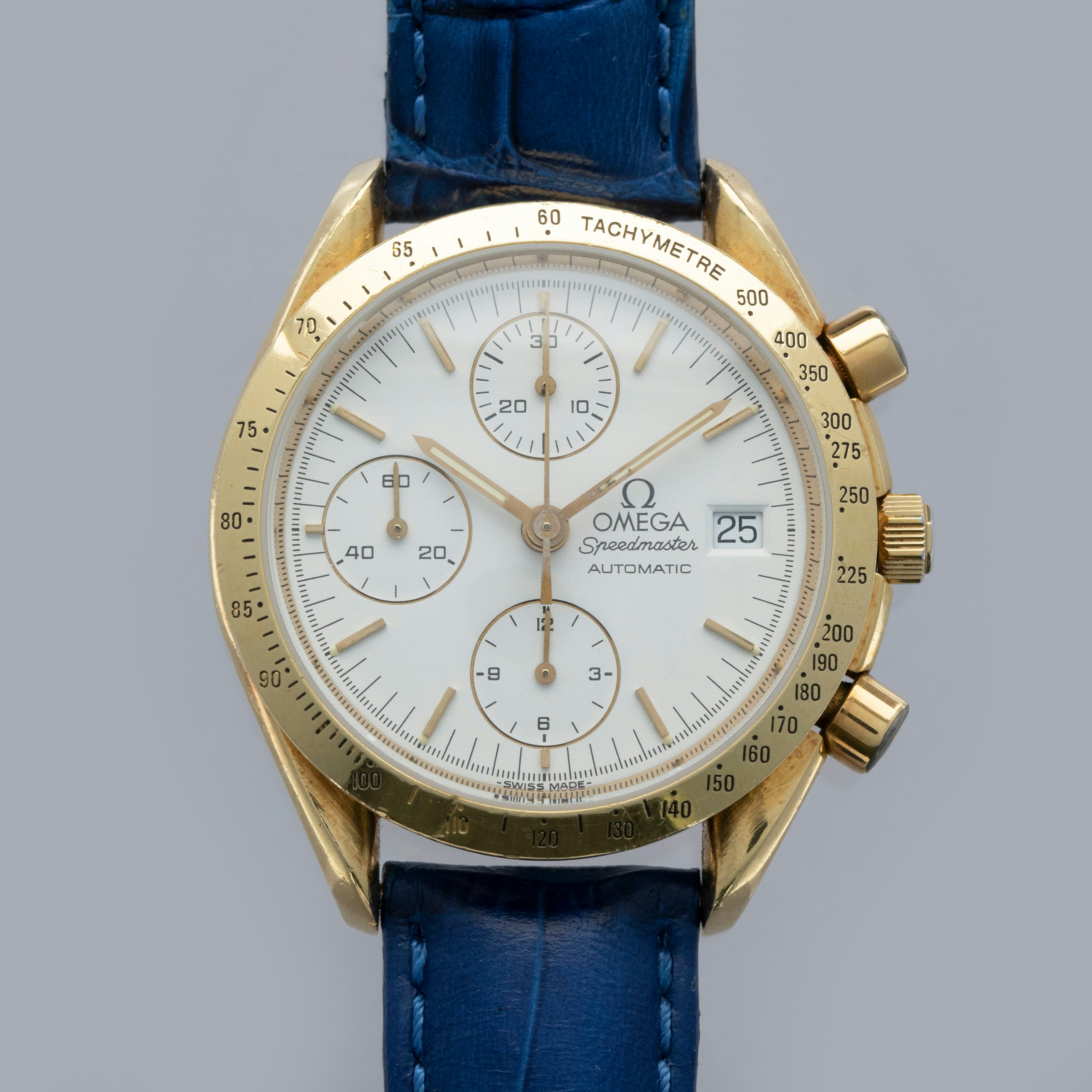 Thumbnail for Omega Speedmaster 3611.20 White Dial 18k YG