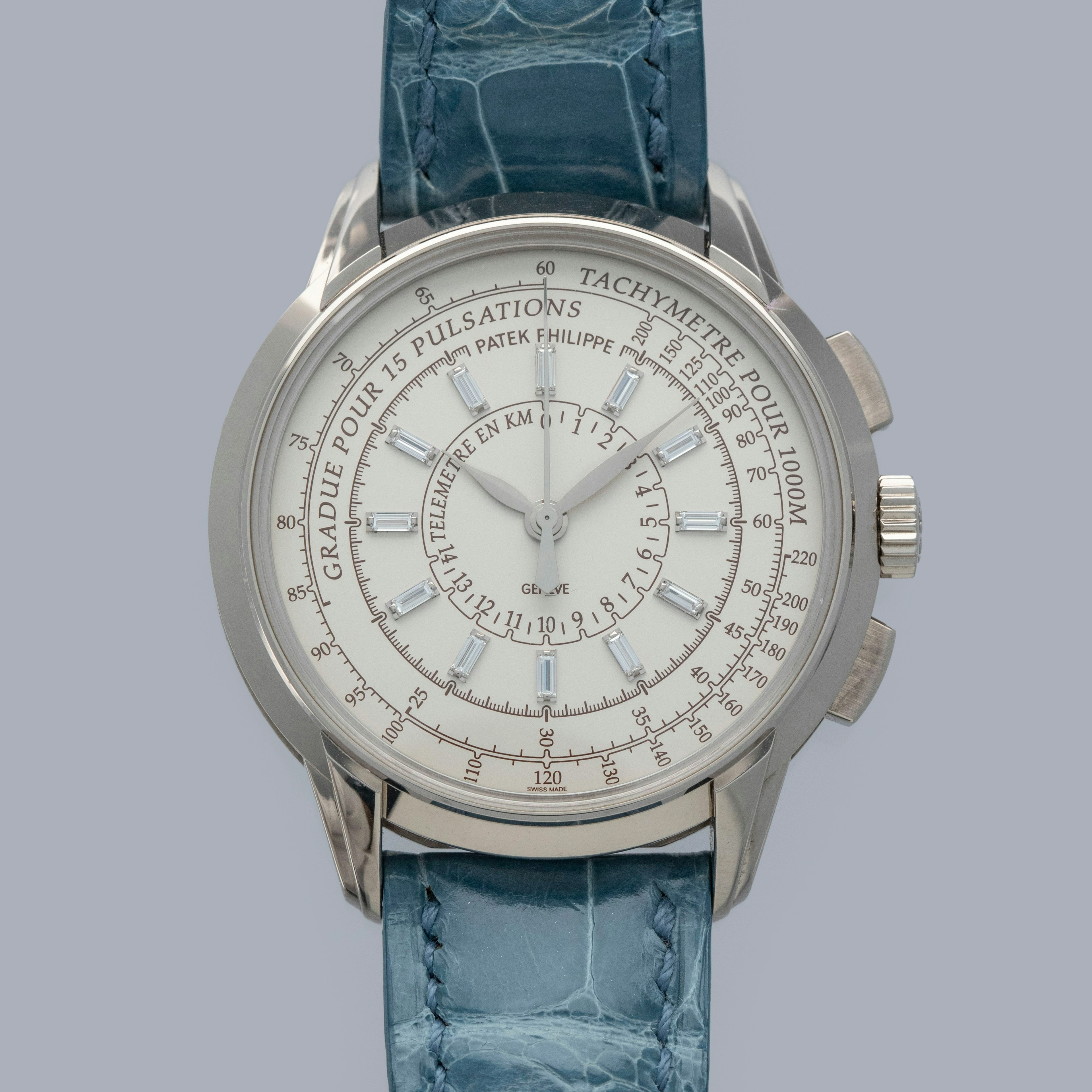 Thumbnail for PATEK PHILIPPE 4675G-001 175TH ANNIVERSARY CHRONOGRAPH Baguette Diamond Dial 18k WG