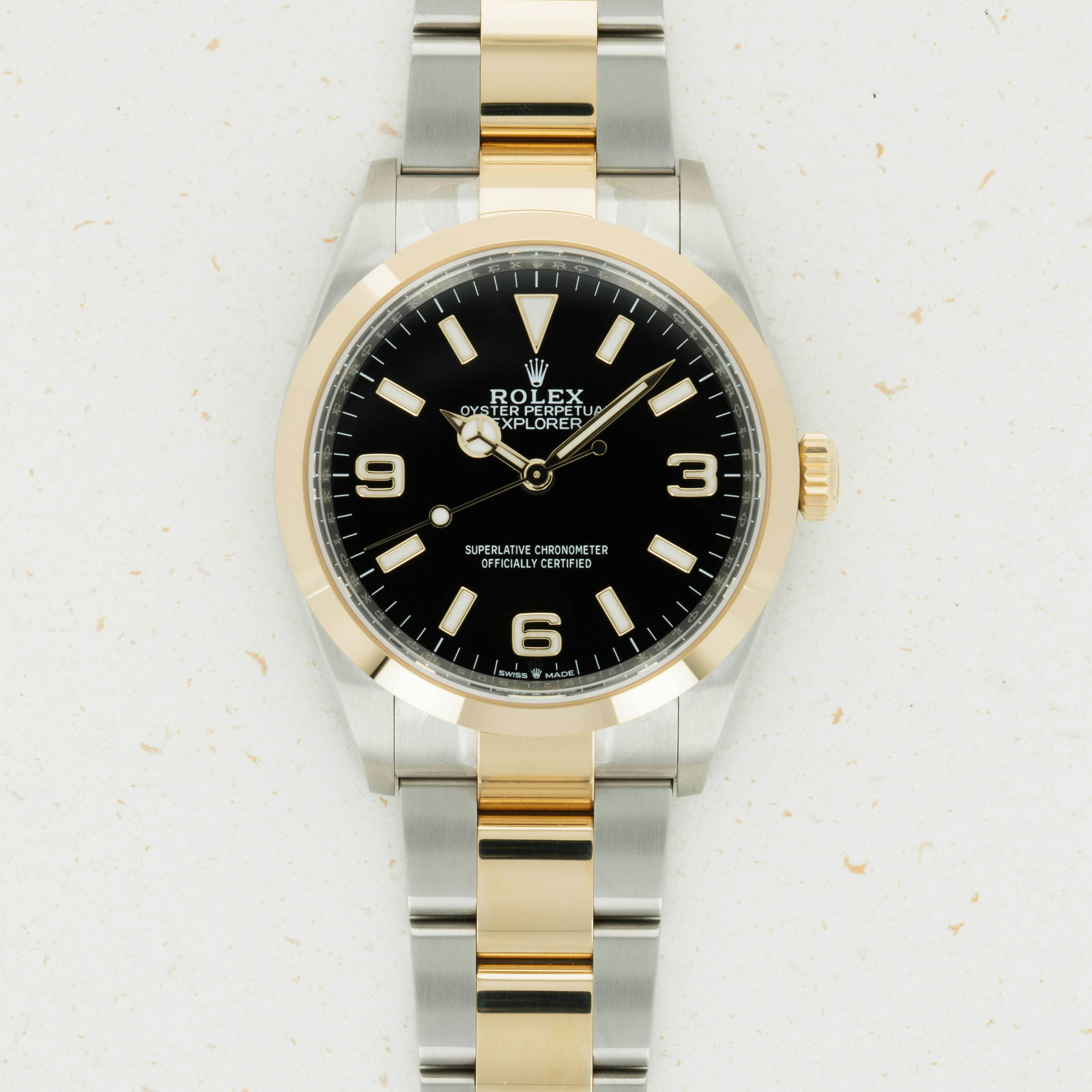 Thumbnail for Rolex Explorer I Two-Tone Rolesor 124273 