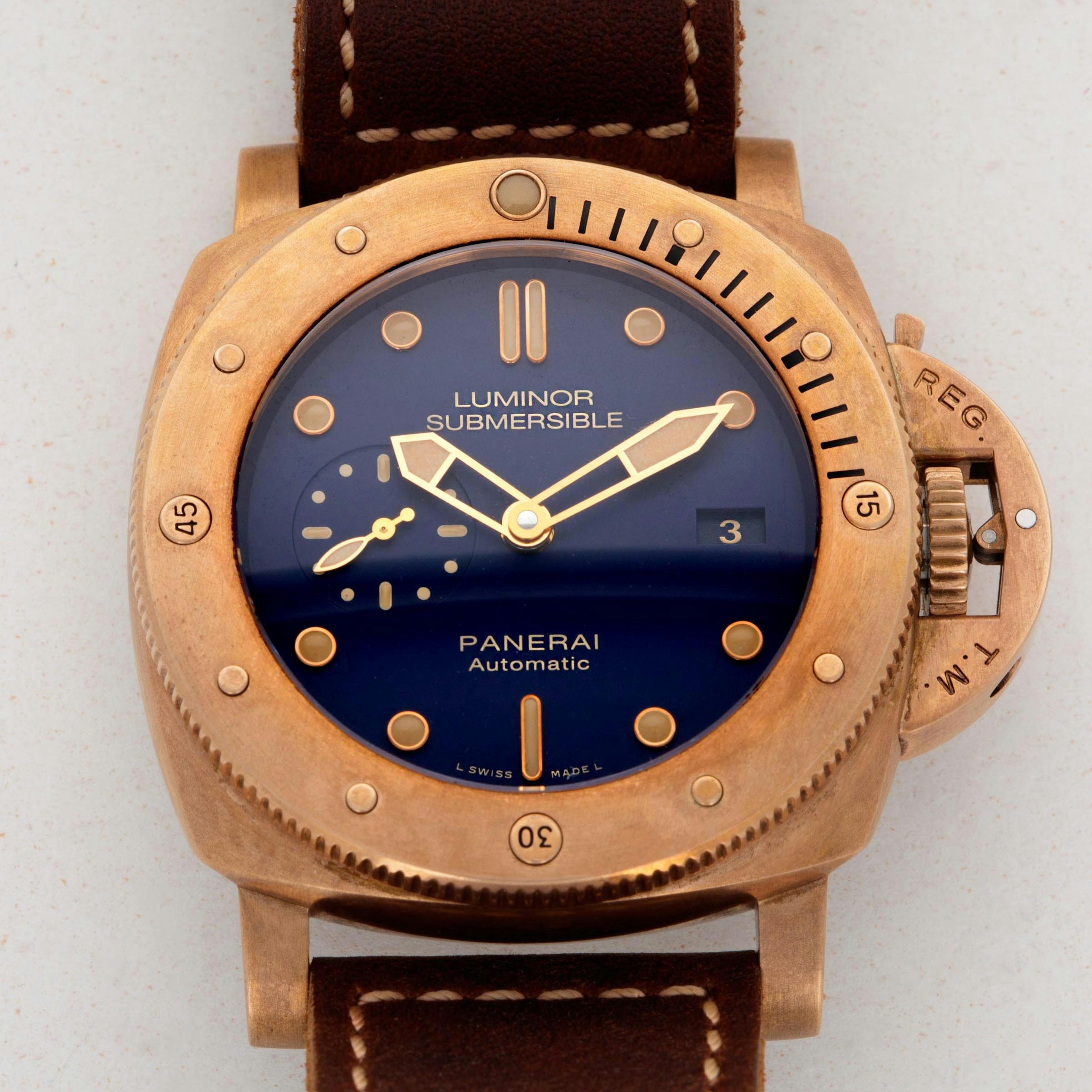 Thumbnail for Panerai Luminor Submersible PAM671 Bronzo