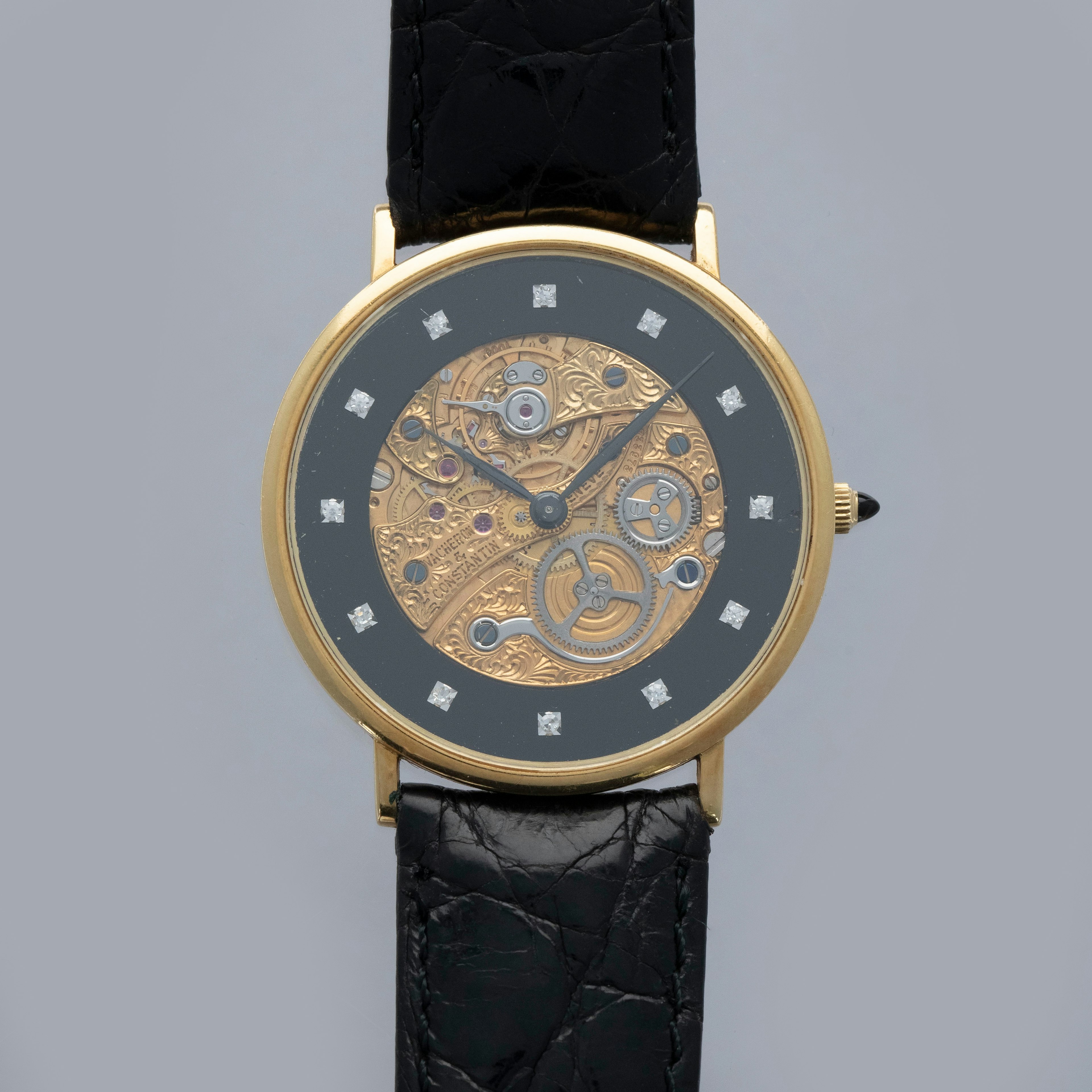 Thumbnail for Vacheron Constantin Patrimony Skeletonized Onyx Diamond Dial 18k YG