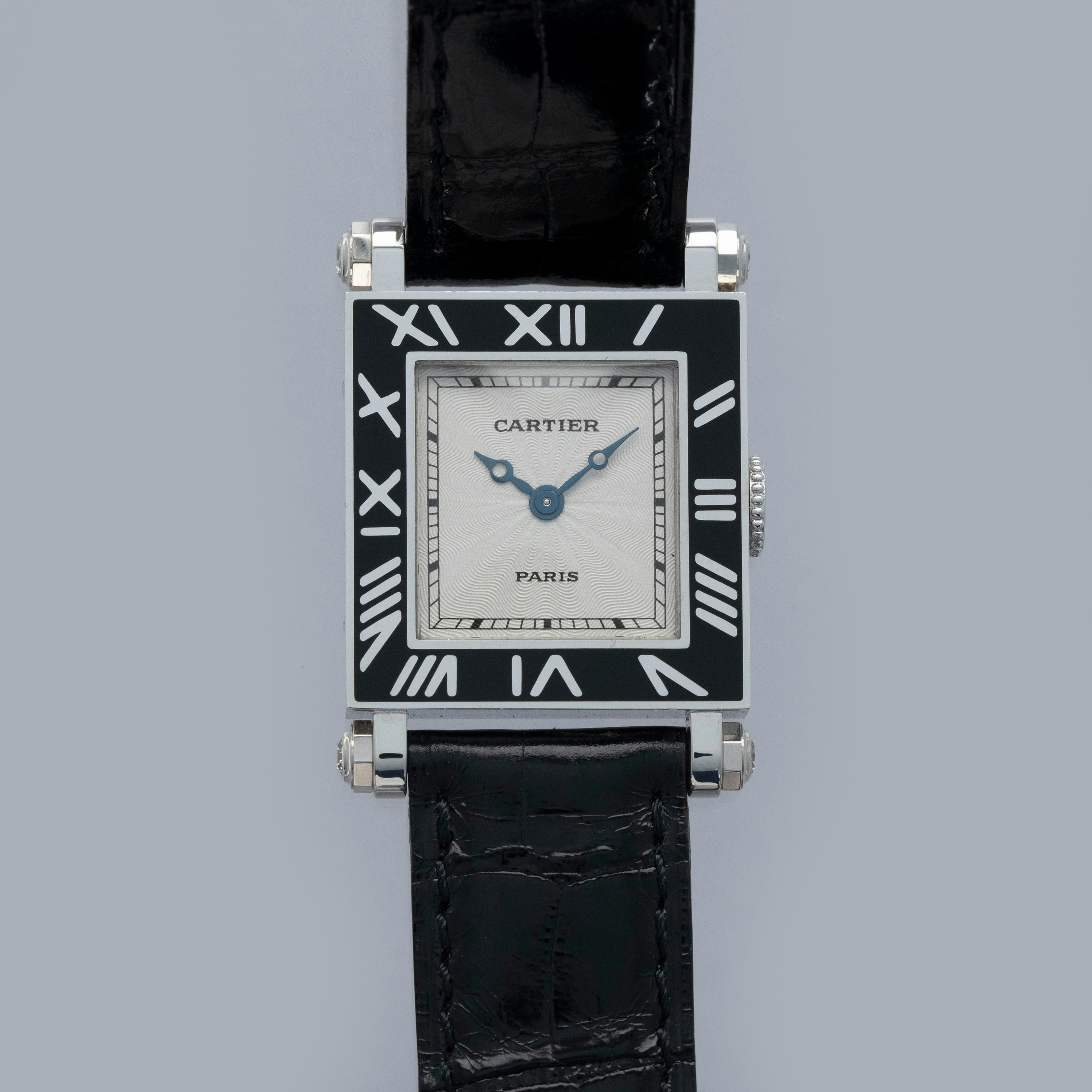 Thumbnail for Cartier Rectangulaire A Pattes Vis Armurier 18k WG