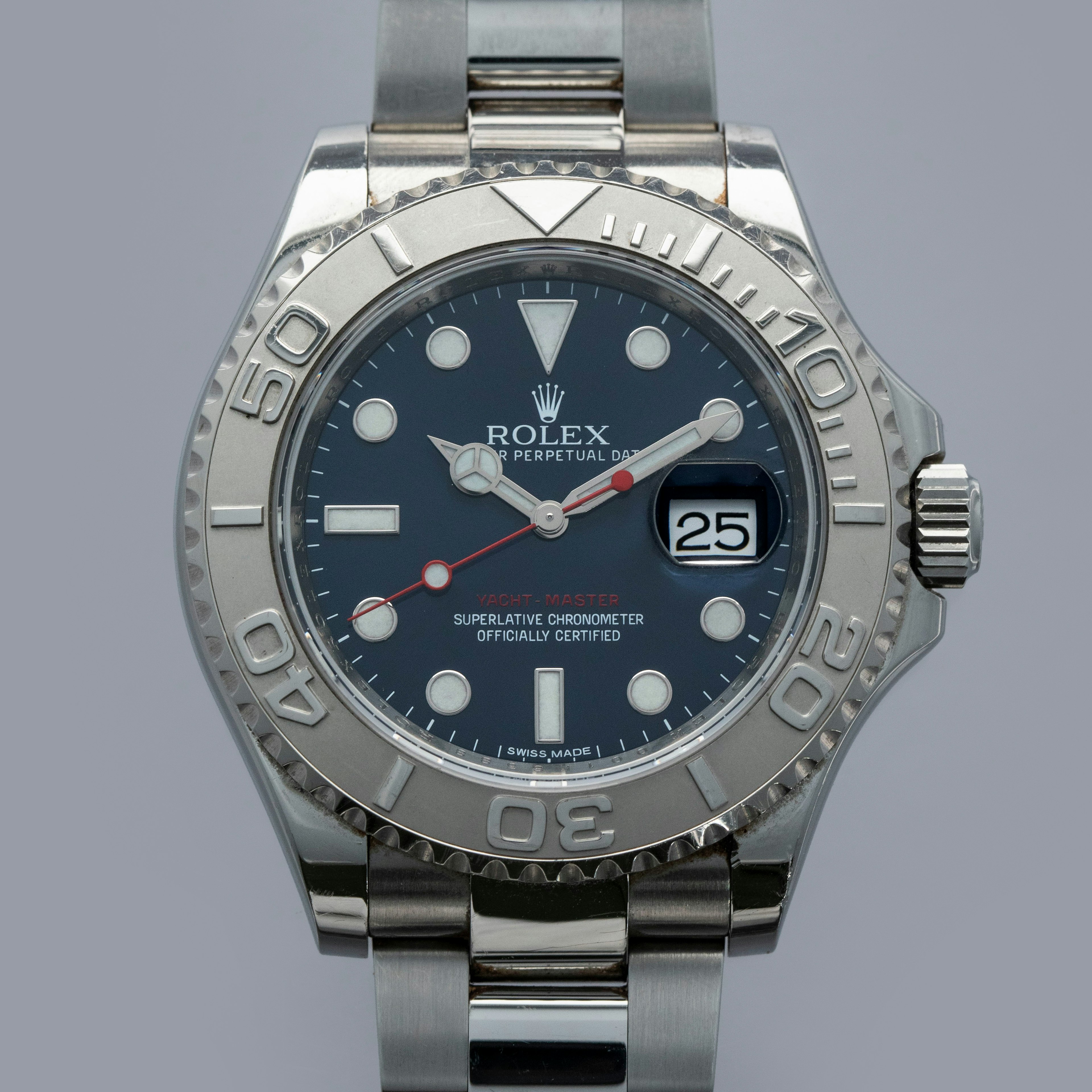 Thumbnail for Rolex Yacht-Master 116622 Blue Dial